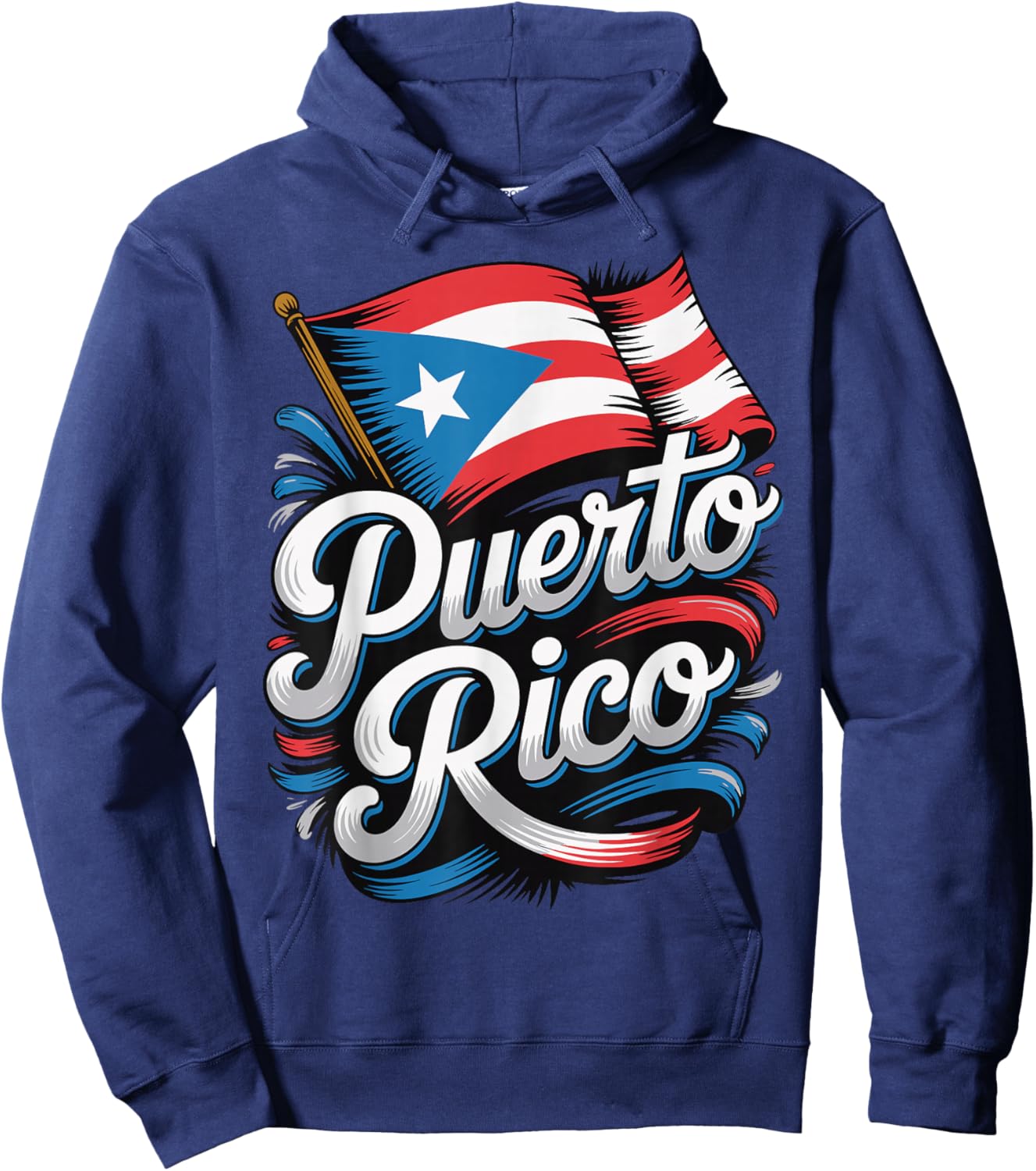 Puerto Rico Hoodie - Hoodie | Navy