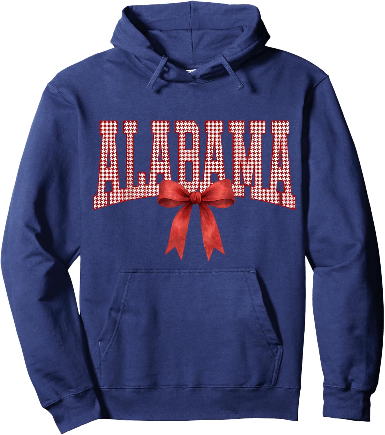 Alabama Houndstooth Hoodie - Hoodie | Navy