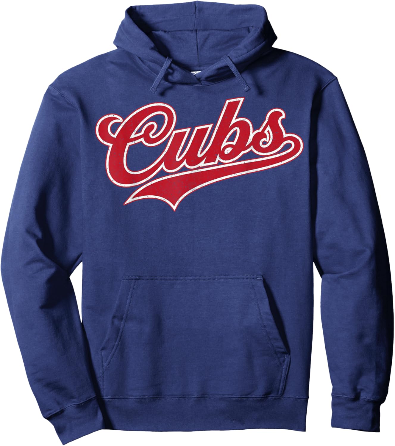 Vintage Cubs Name Retro Design Women and Kids Hoodie - Hoodie | Navy