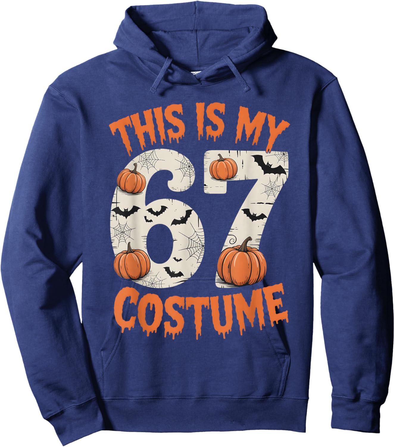 This is My 67 Halloweem Costume Hoodie - Hoodie | Navy