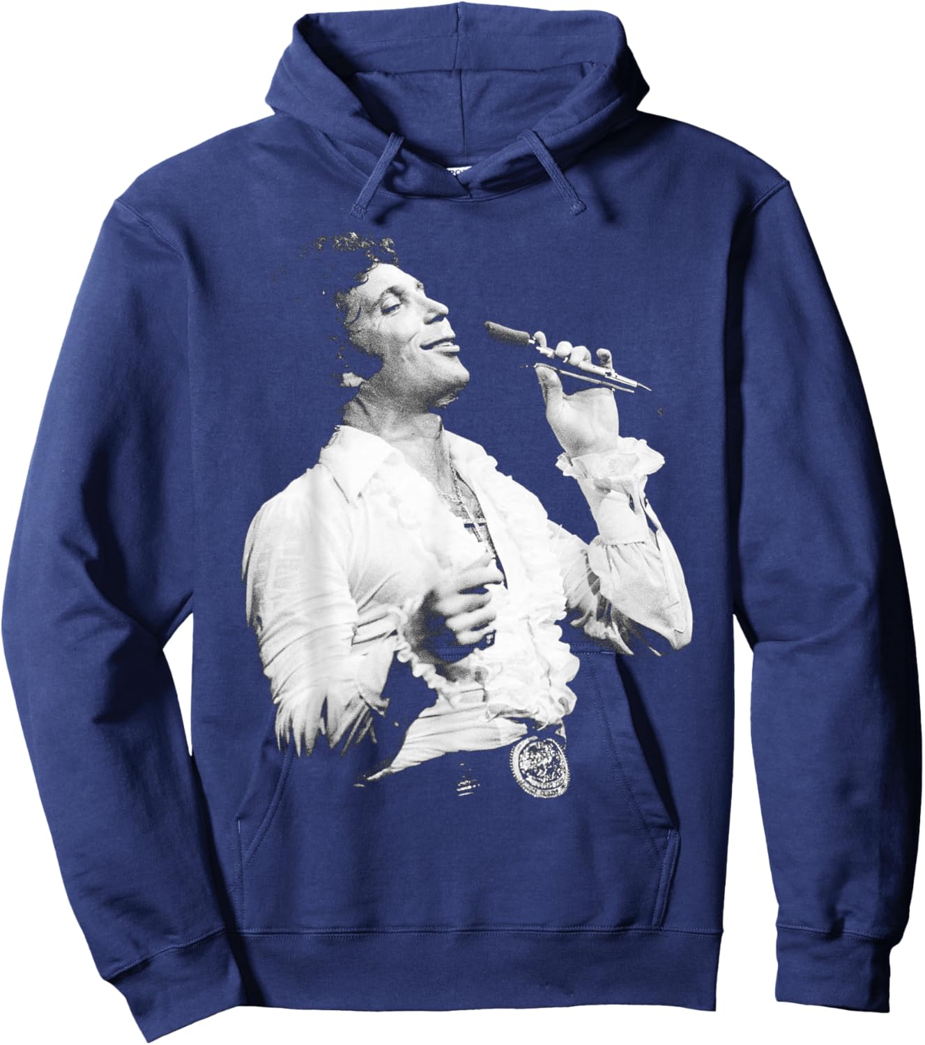 Tom Jones Live Rescue Me Era 1979 Hoodie - Hoodie | Navy