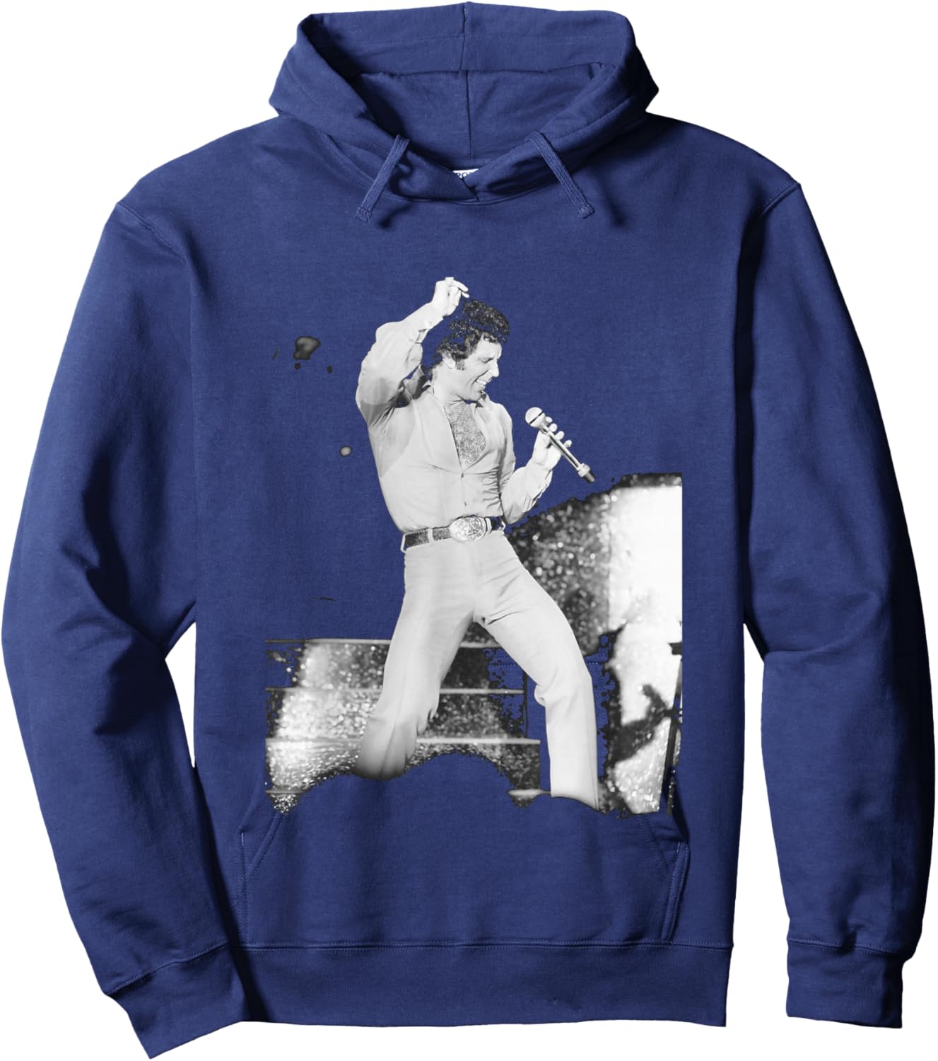 Singer Tom Jones Live Lake Tahoe Nevada 1983 Hoodie - Hoodie | Navy