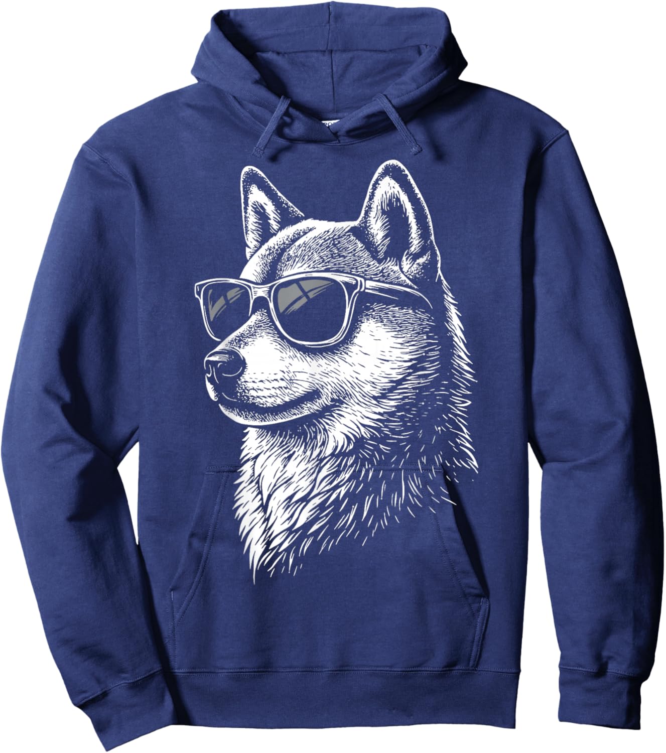 Shiba Inu Sunglasses Hoodie - Hoodie | Navy