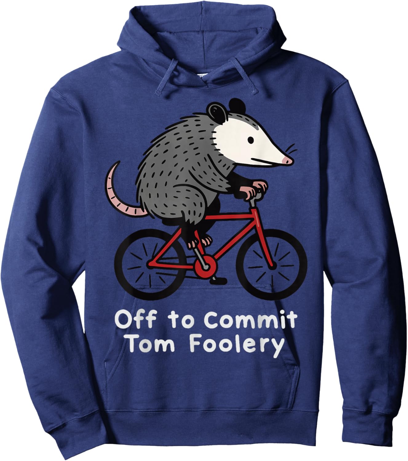 Off to Commit Tom Foolery Opossum Hoodie - Hoodie | Navy