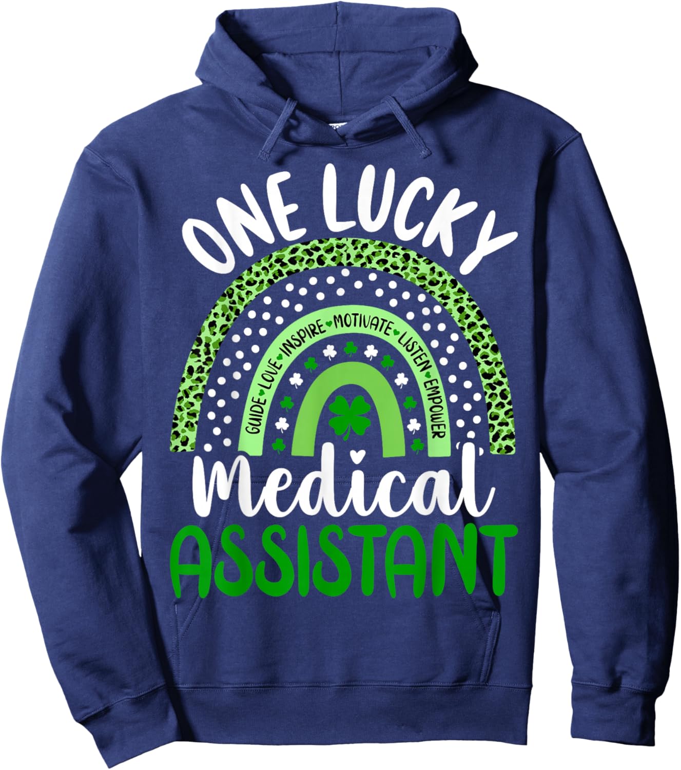 One Lucky Medical Assistant - St Patricks Day Hoodie - Hoodie | Navy