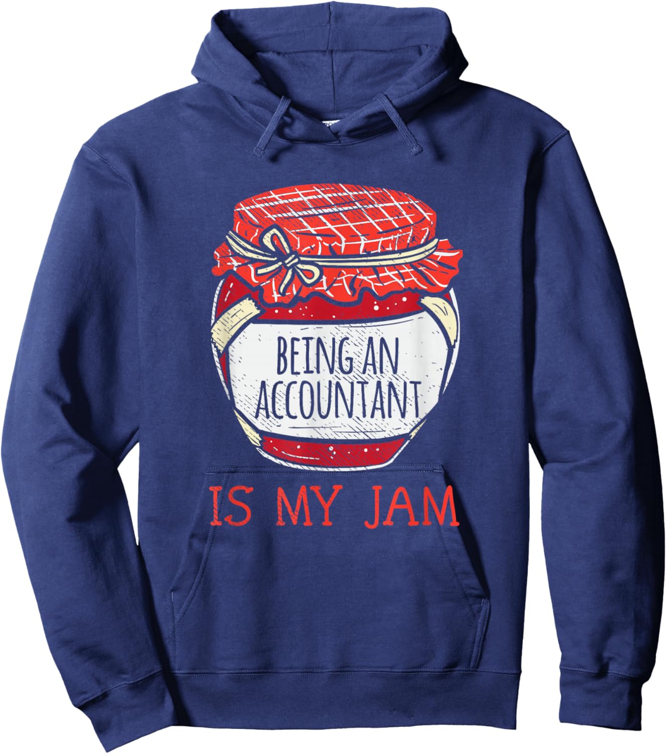 Accountant Accounting CPA Funny Cute Hoodie - Hoodie | Navy