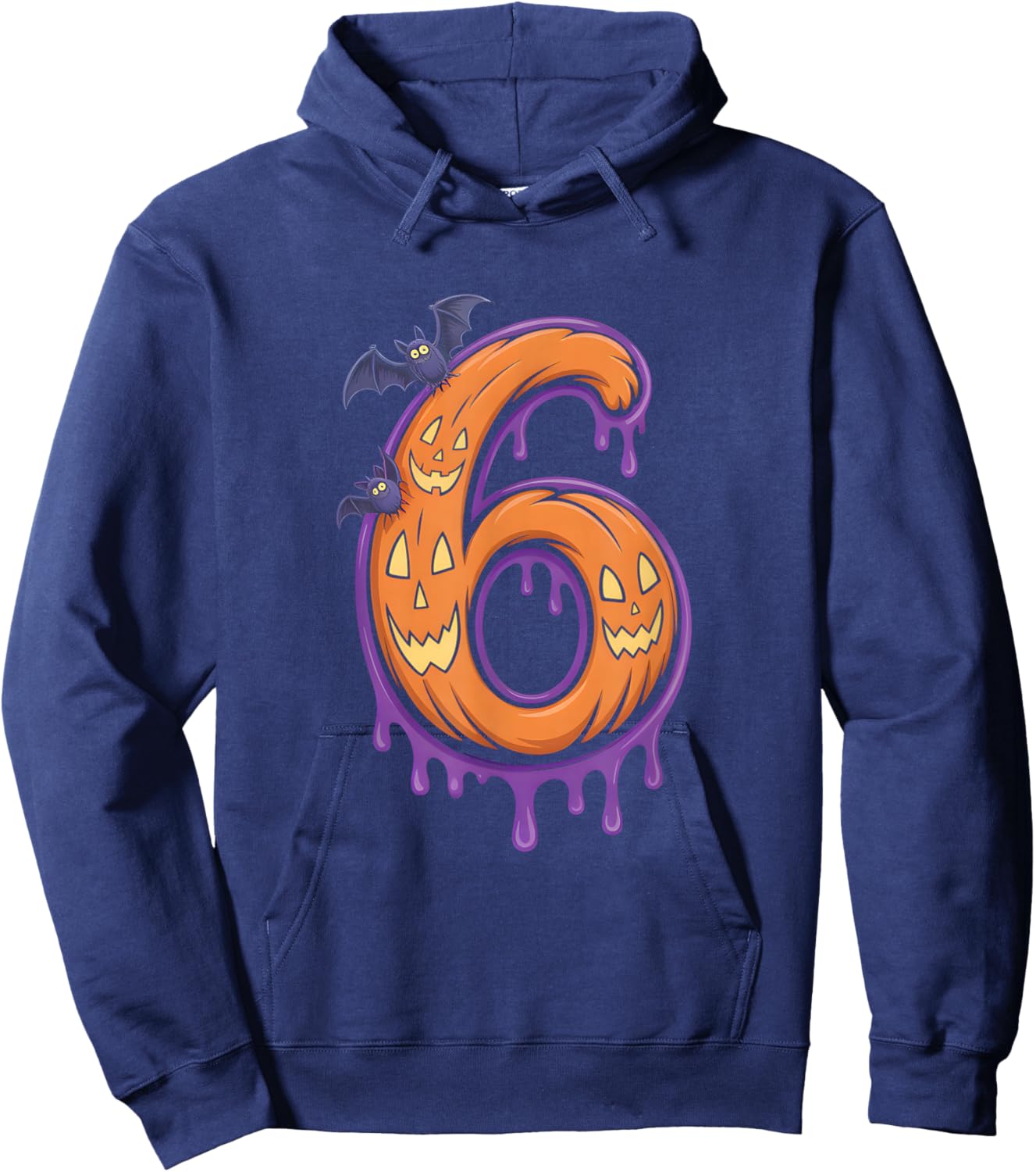 Fun Six Seven 6 7 Meme Design Couples Halloween Hoodie - Hoodie | Navy