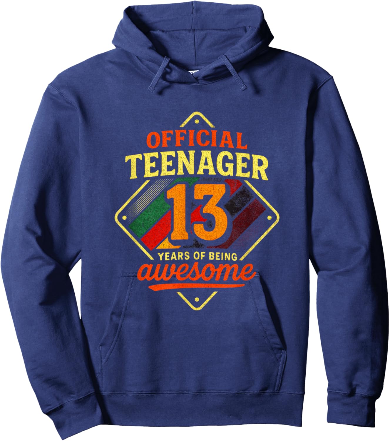 Official Teenager 13 - Birthday Celebration Hoodie - Hoodie | Navy