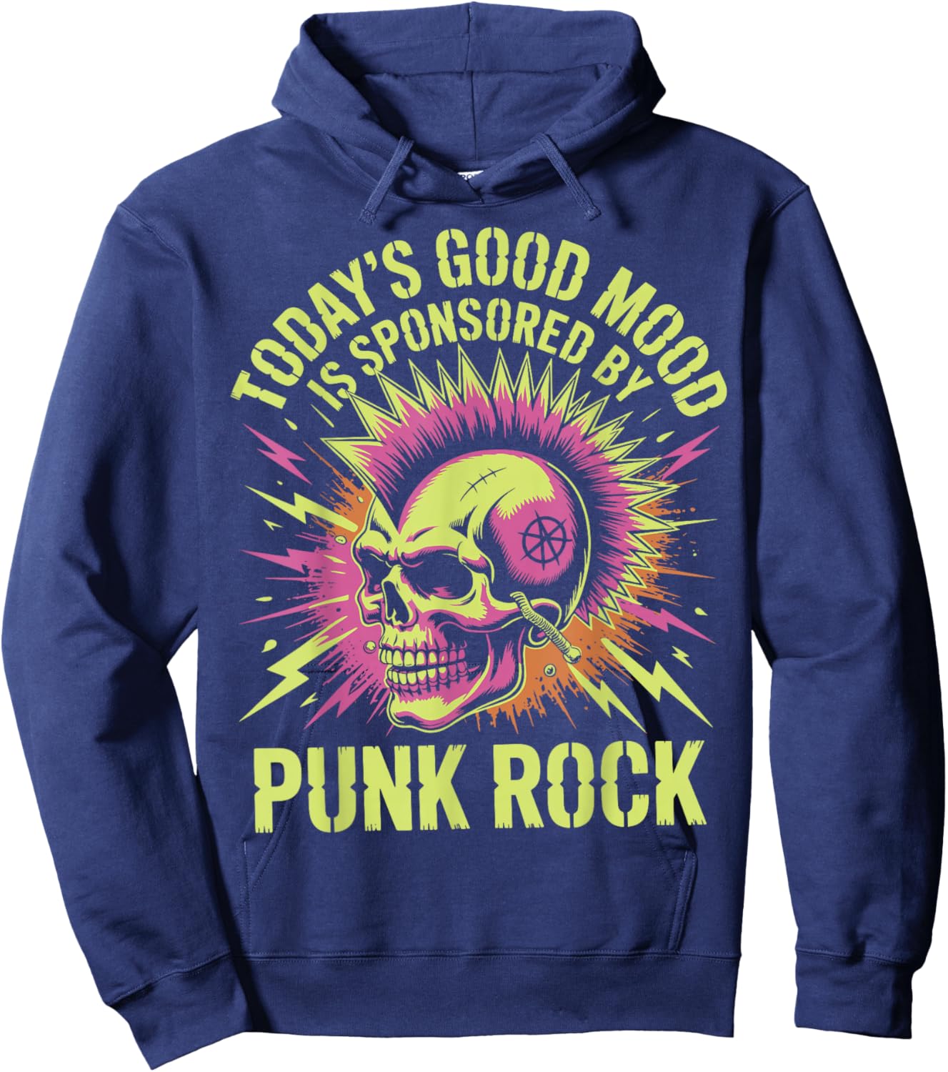 Today's Good Mood is Sponsored by Punk Rock Hoodie - Hoodie | Navy