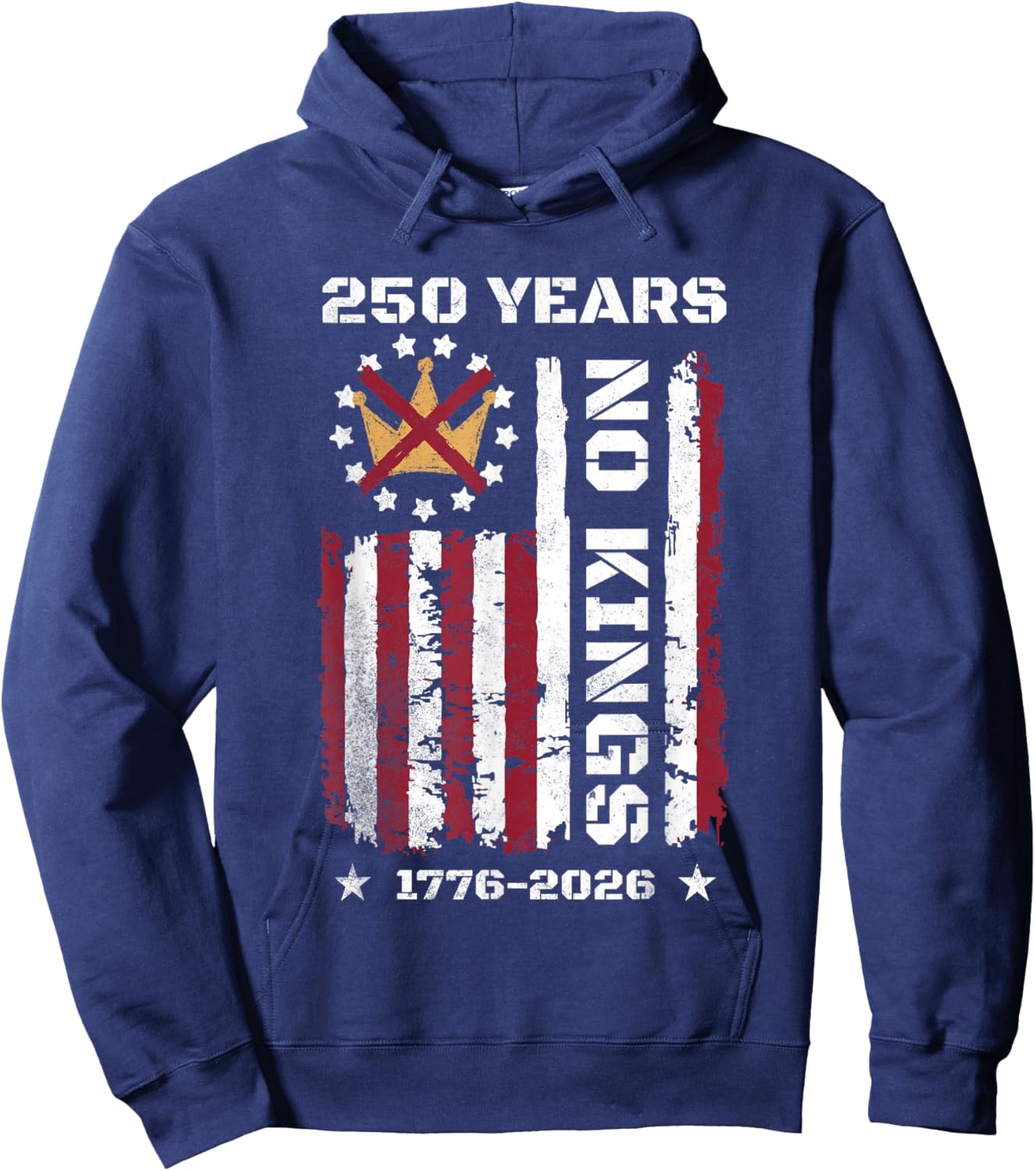 250 Years No Kings Hoodie - Hoodie | Navy