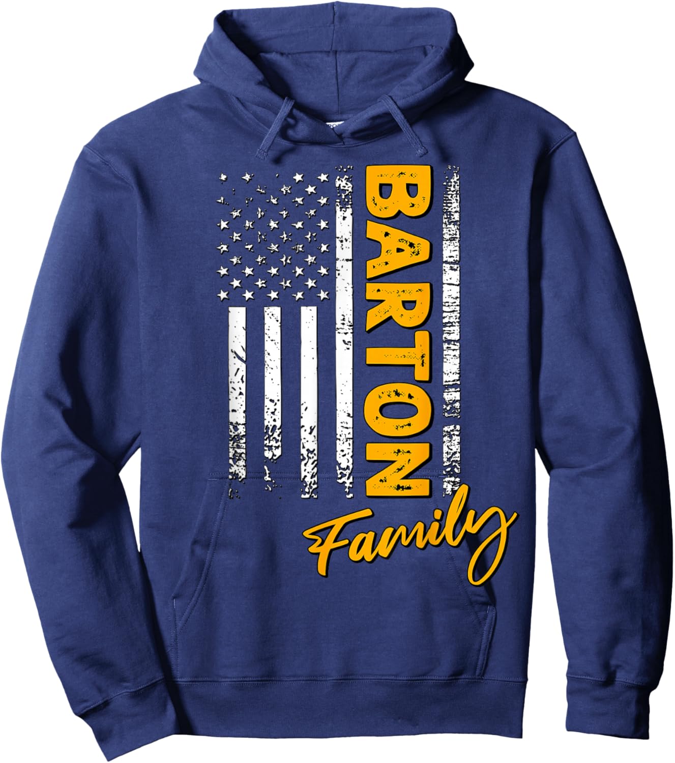 Barton Surname American Barton Last Name Barton Hoodie - Hoodie | Navy