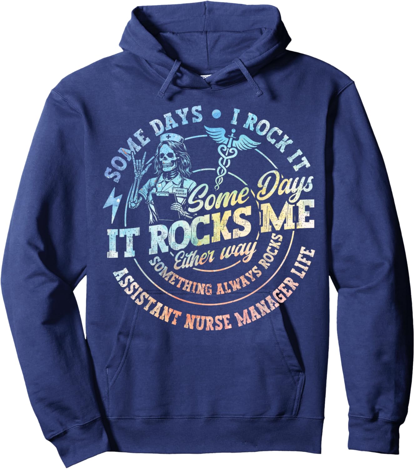 Assistant Nurse Manager Hoodie - Hoodie | Navy