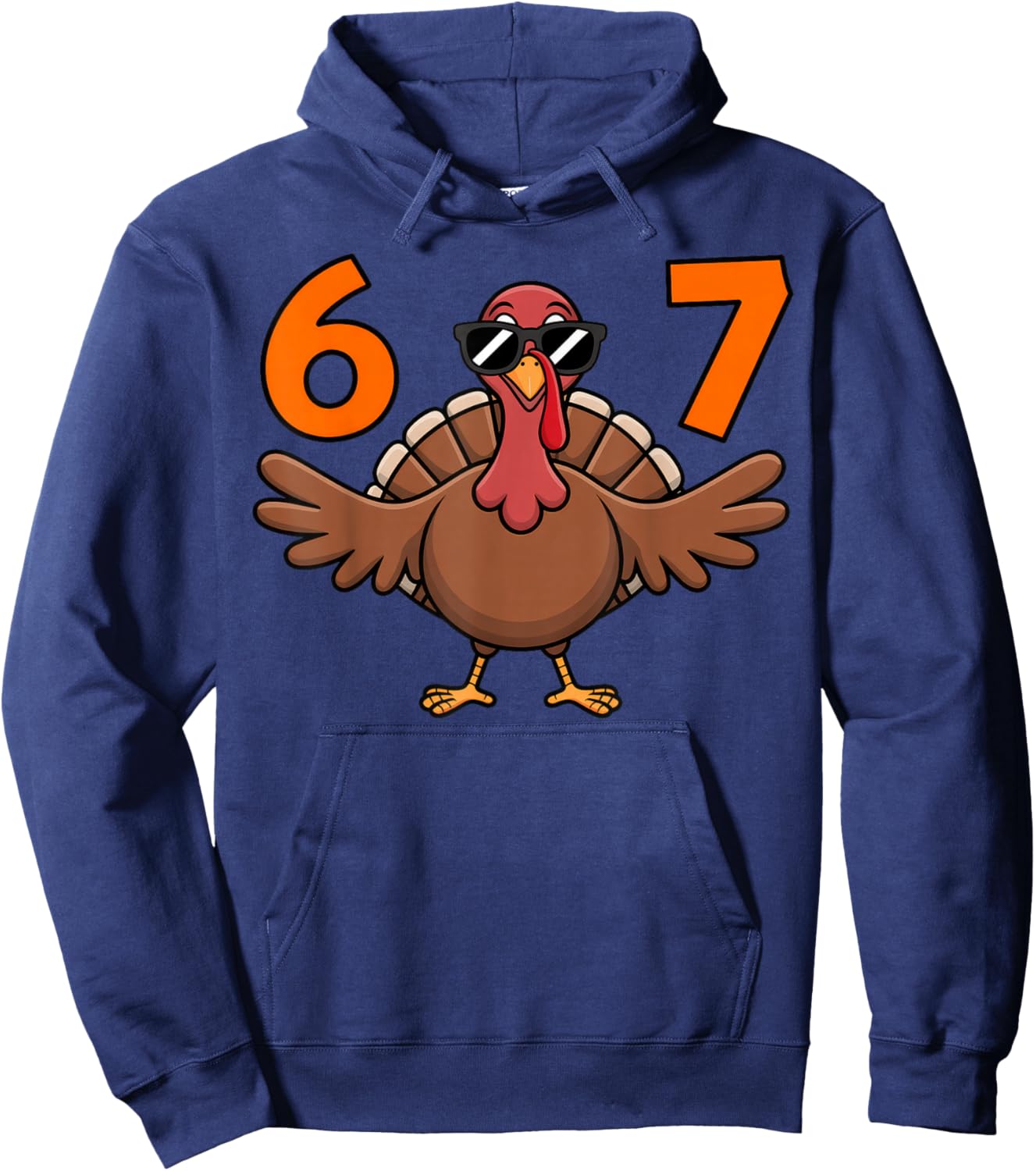 67 Thanksgiving 6 7 Hoodie - Hoodie | Navy