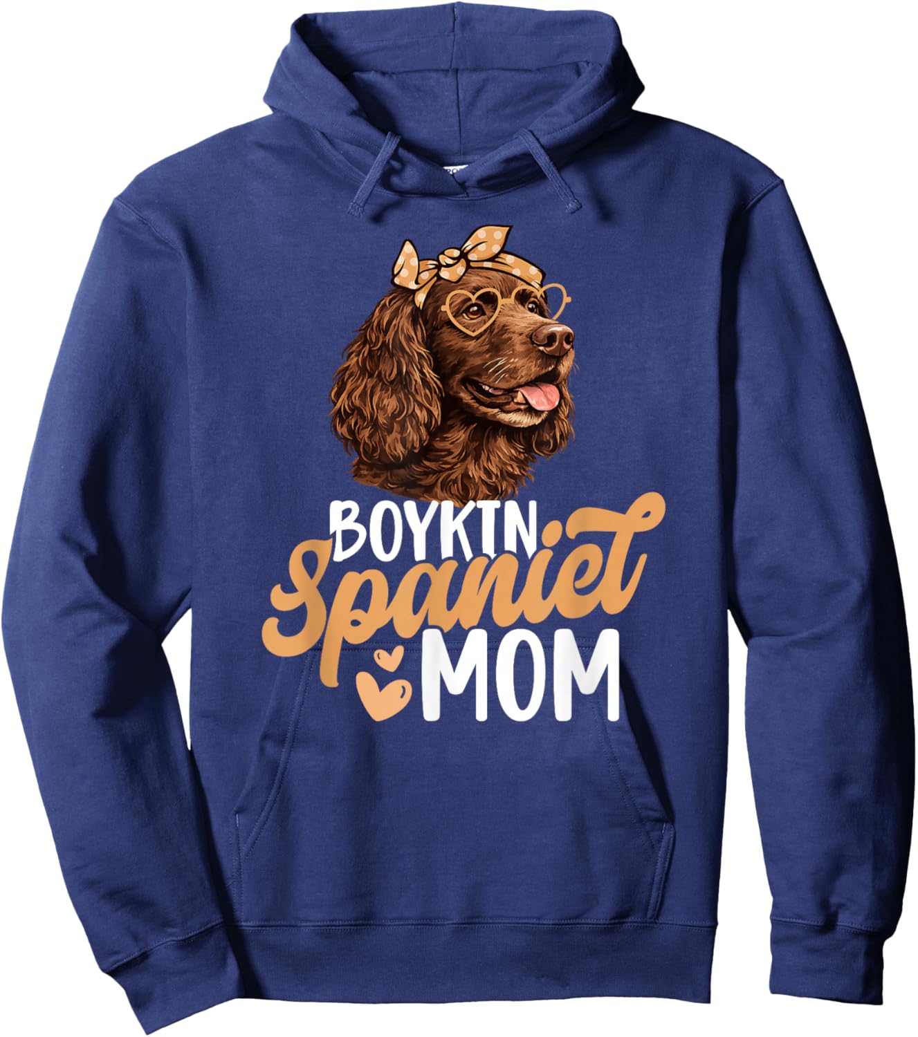 Boykin Spaniel Mom Boykin Spaniel Owner Hoodie - Hoodie | Navy