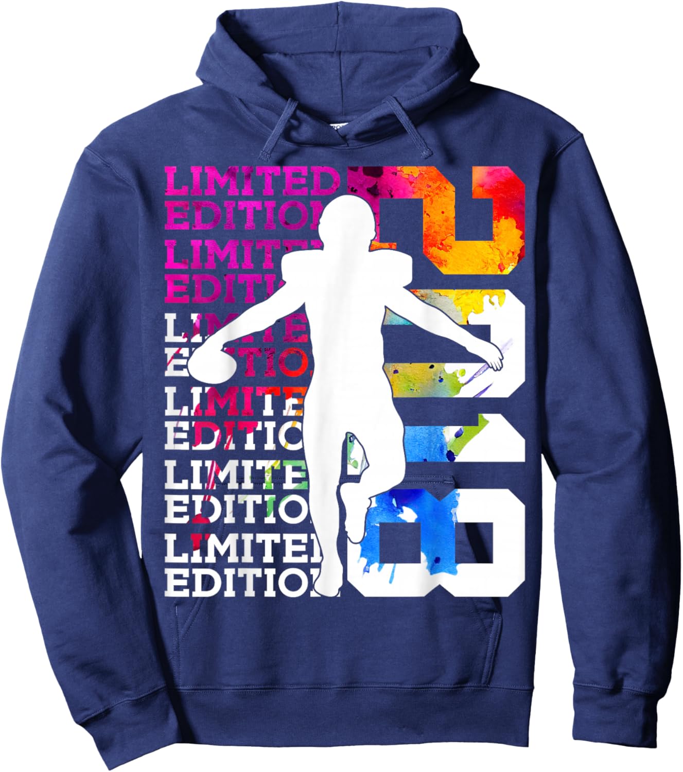 Limited Edition 2018 Football 8TH Birthday Hoodie - Hoodie | Navy