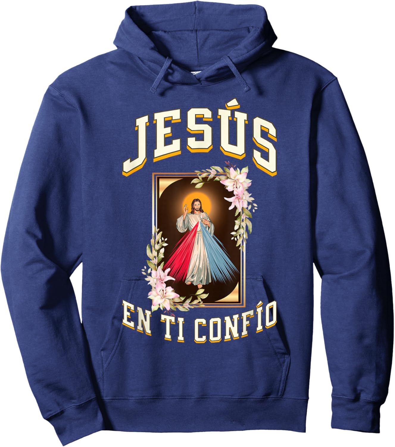 Jesus DE LA Divina Misericordia EN TI CONFIO Hoodie - Hoodie | Navy