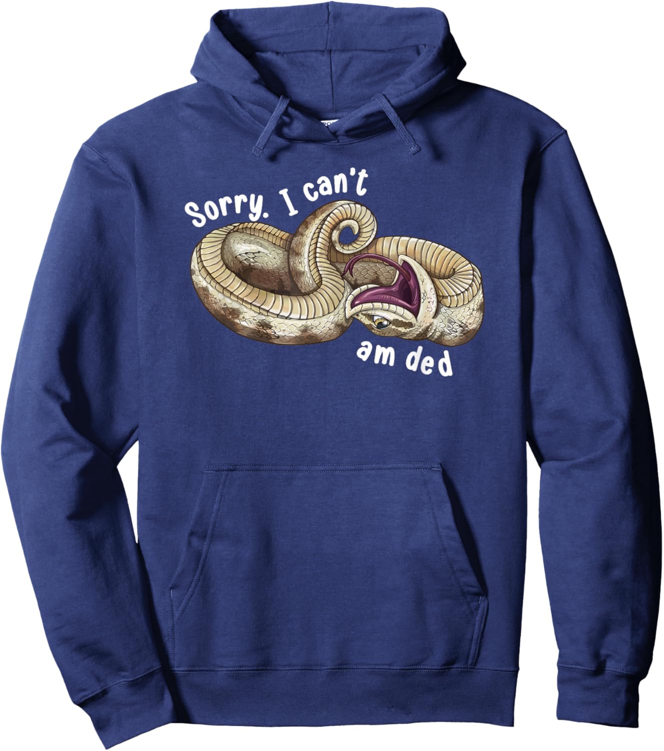 Funny Hognose Snake Owner Hognose Snake Lover Hoodie - Hoodie | Navy