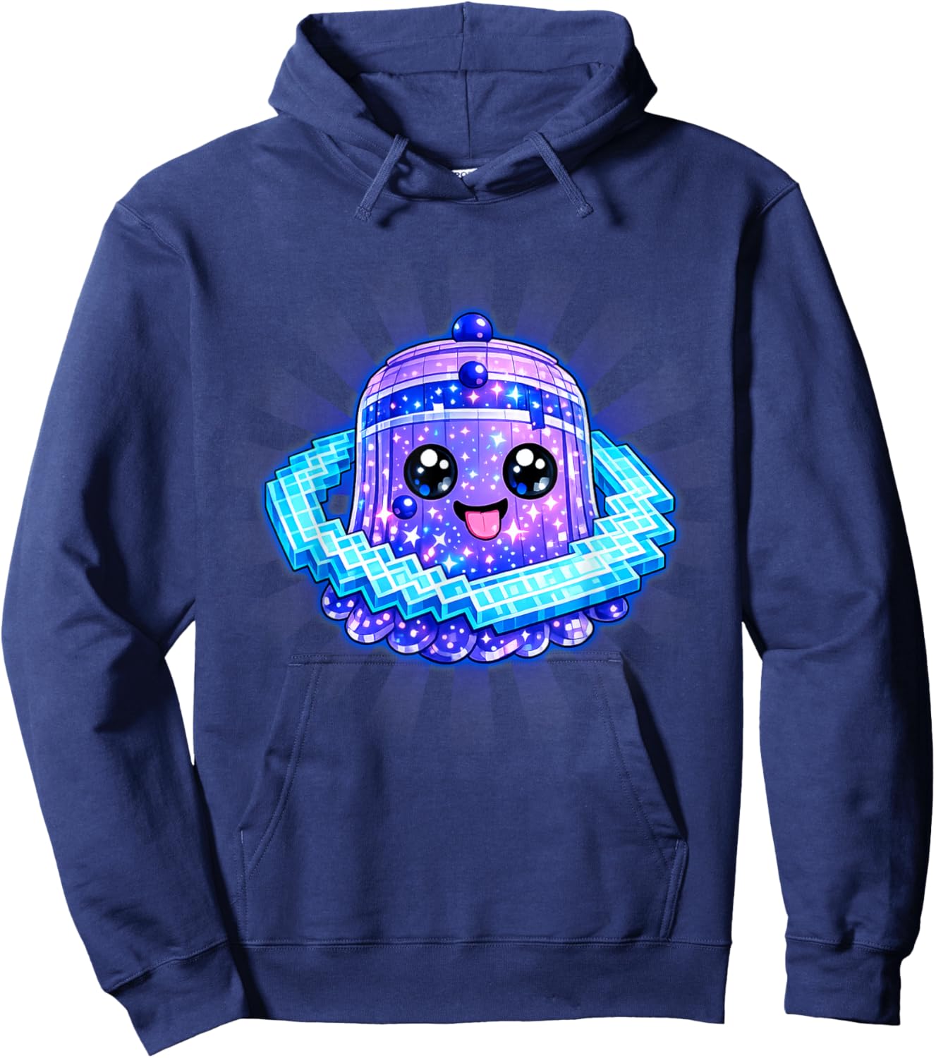 Funny Galactio Fantasma Escape Tsunami Brainrot Hoodie - Hoodie | Navy