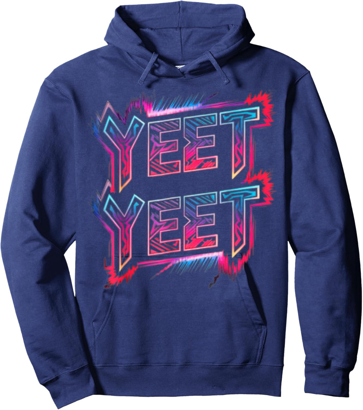 Vintage Yeet Apparel Funny Saying Women Kids Hoodie - Hoodie | Navy