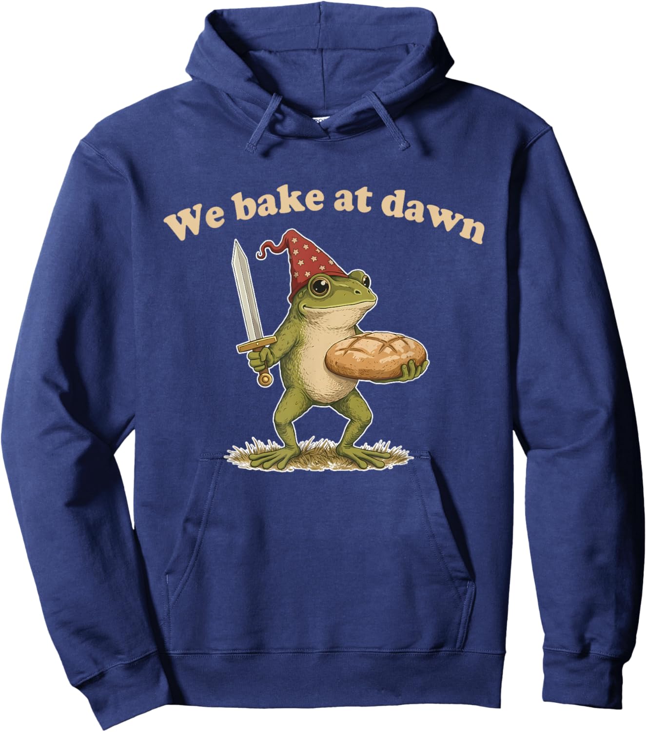 We Bake, At Dawn, Bakery Lifestyle Hoodie - Hoodie | Navy