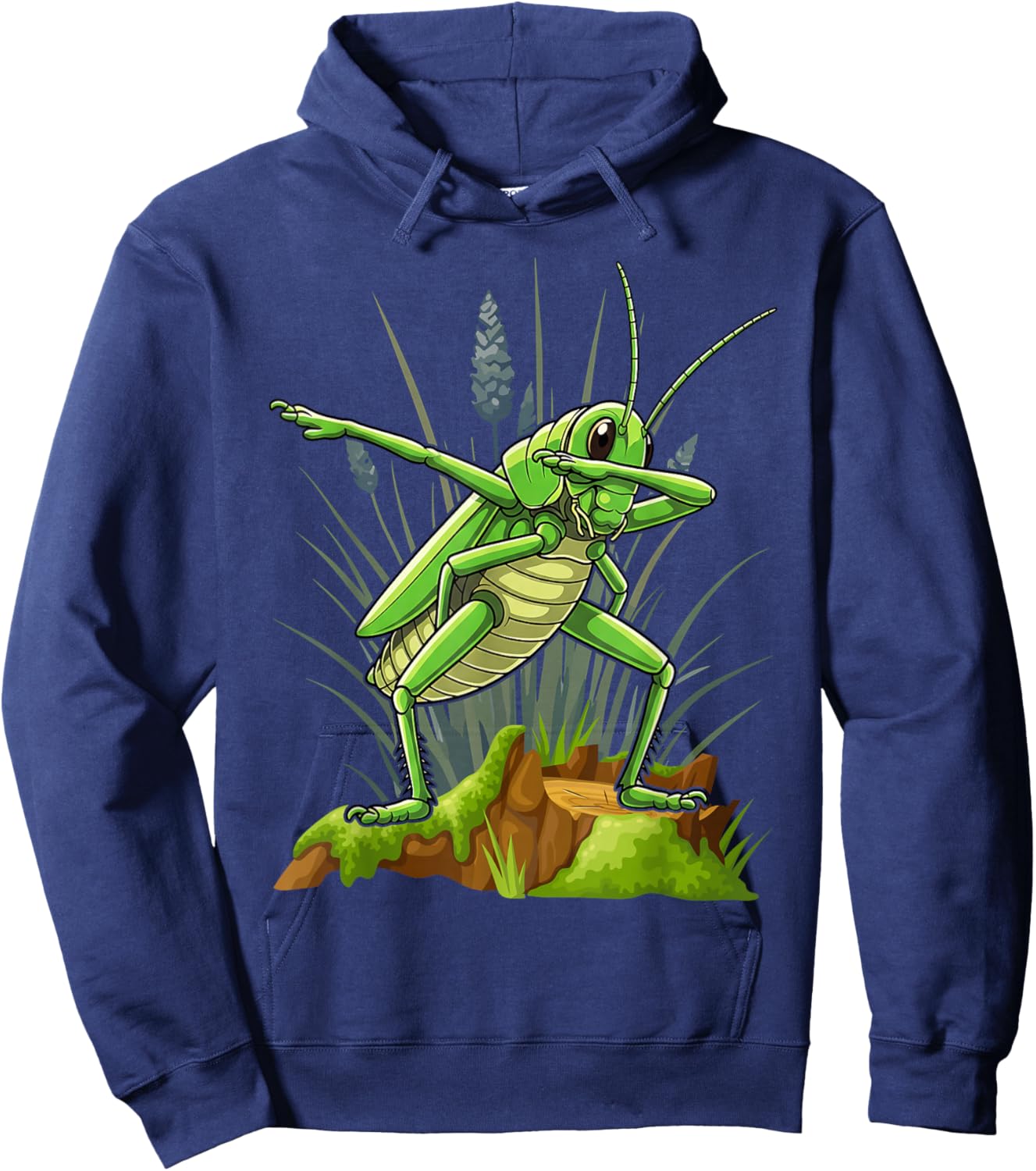 Funny Grasshopper Costume Women Kids Hoodie - Hoodie | Navy