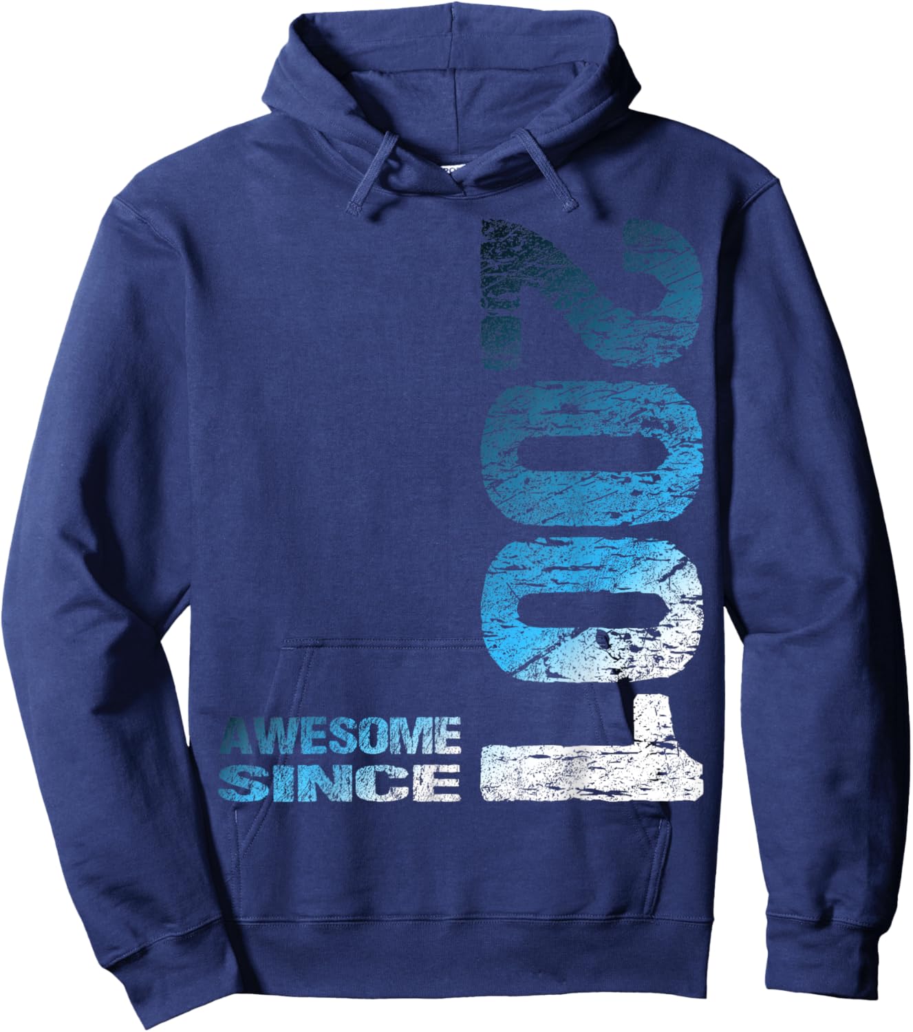 Awesome Since 2001 25th Birthday Hoodie - Hoodie | Navy