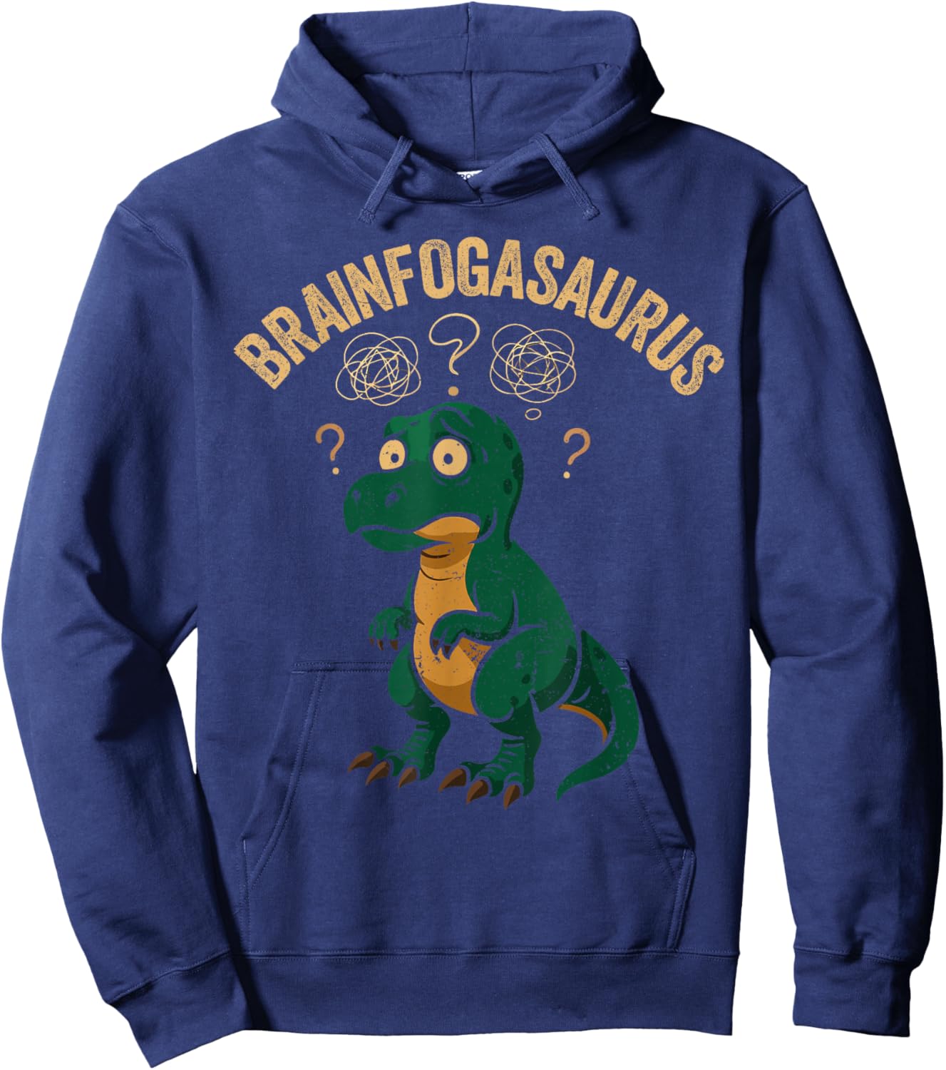 Funny Chronic Illness Warrior Brain Fog Spoonie Hoodie - Hoodie | Navy