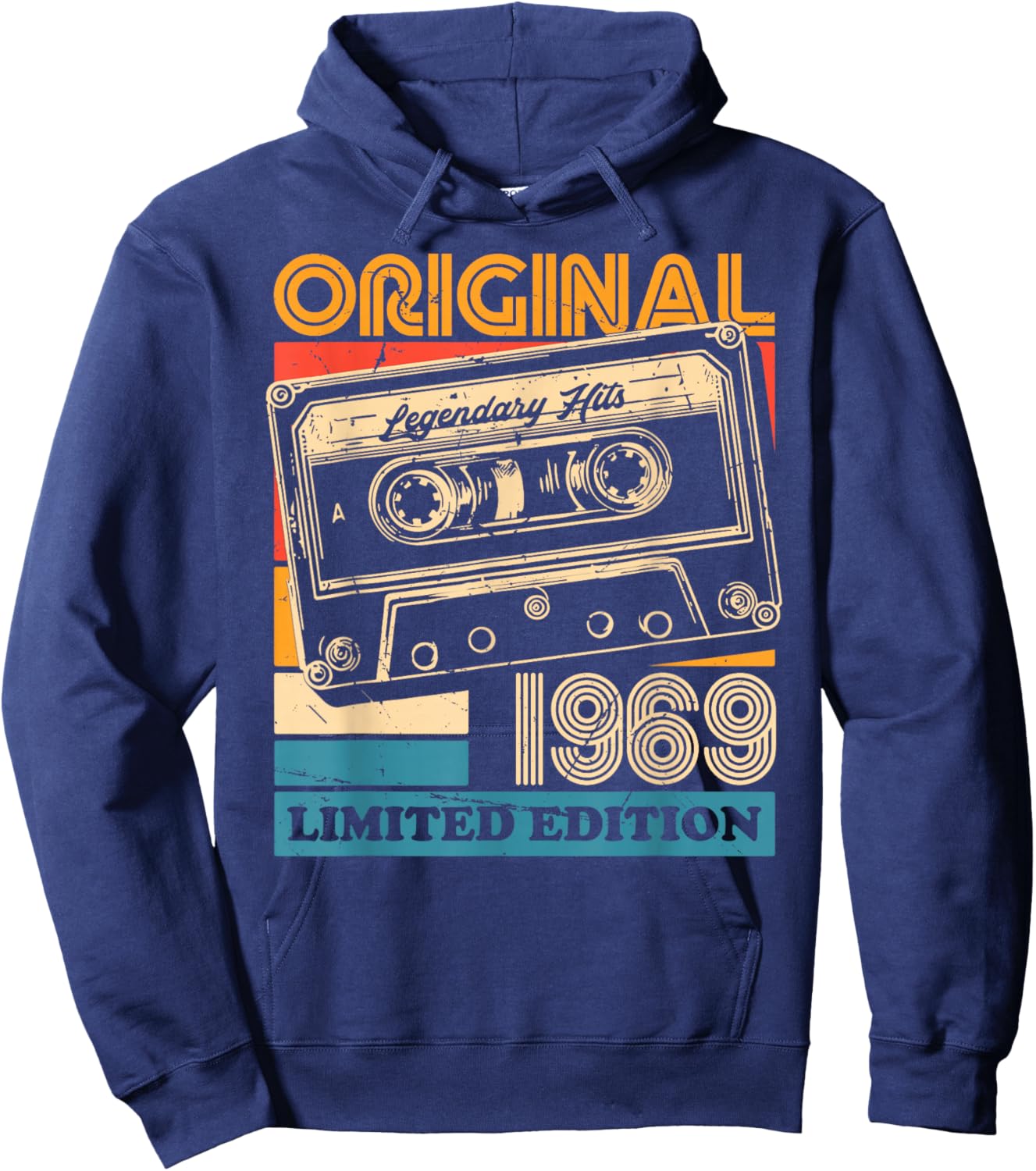 56th Birthday Retro Vintage 1969 Men Women Hoodie - Hoodie | Navy