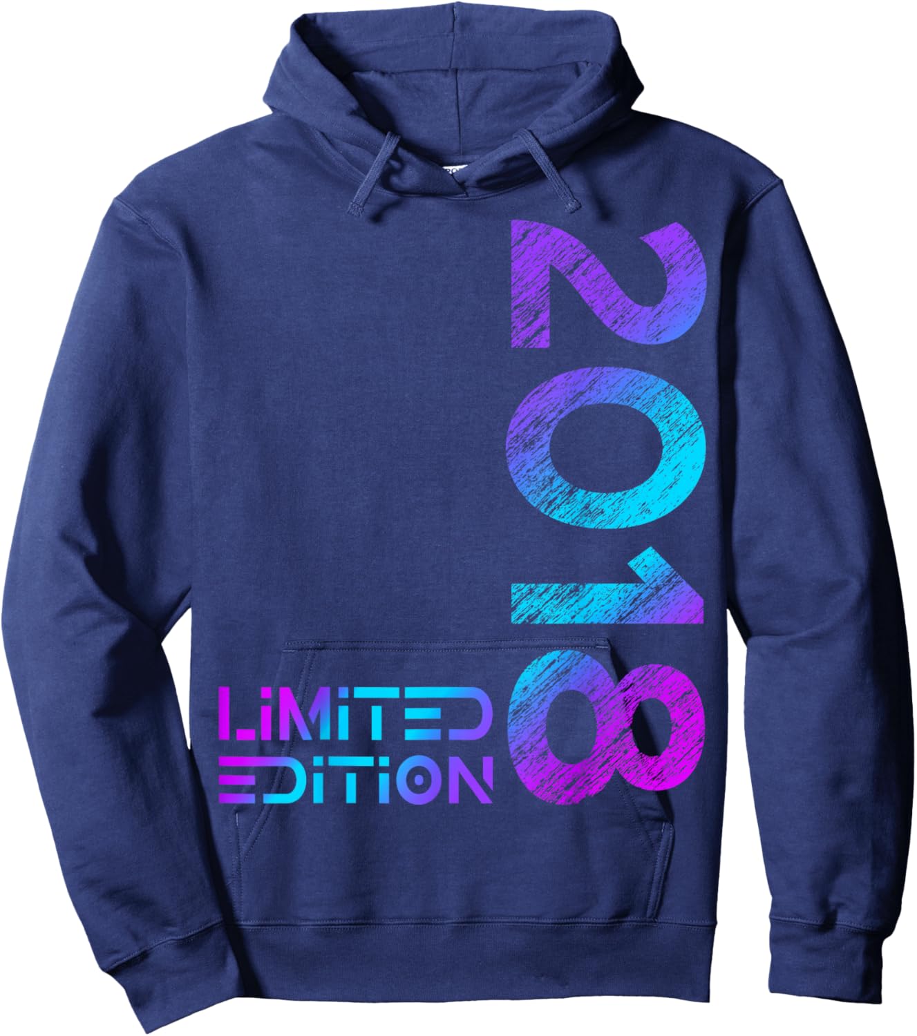 Limited Edition 2018 Boy Girl 8th Birthday 8 Hoodie - Hoodie | Navy