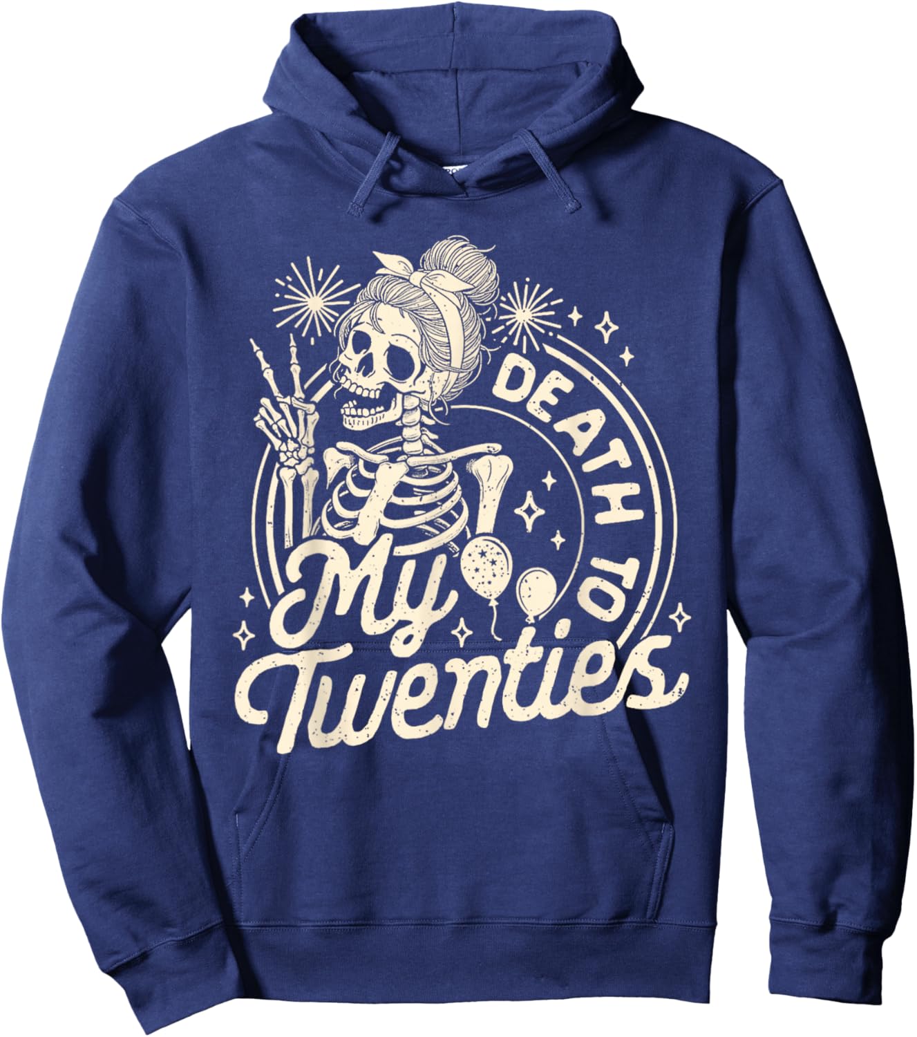 30 Years Old Skeleton Hoodie - Hoodie | Navy