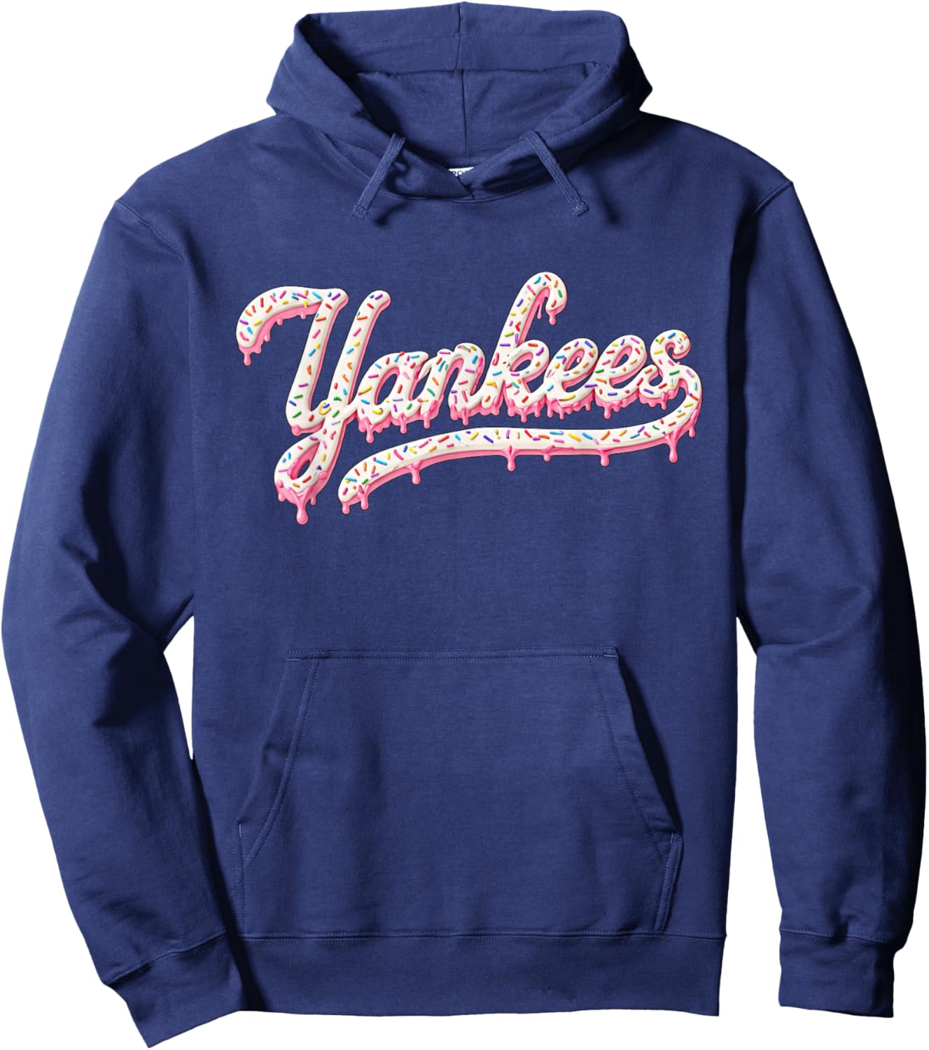 Yankees Ice Cream Drip Sport Lover Boys Kids Hoodie - Hoodie | Navy