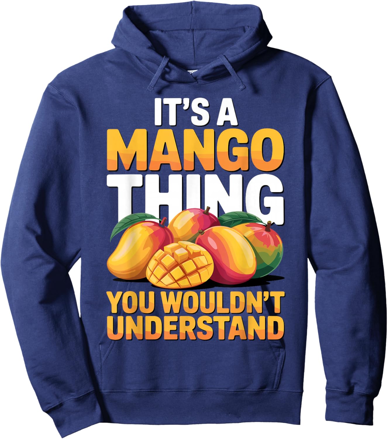 Best Mango Costume Women Kids Fruit Mango Lover Hoodie - Hoodie | Navy
