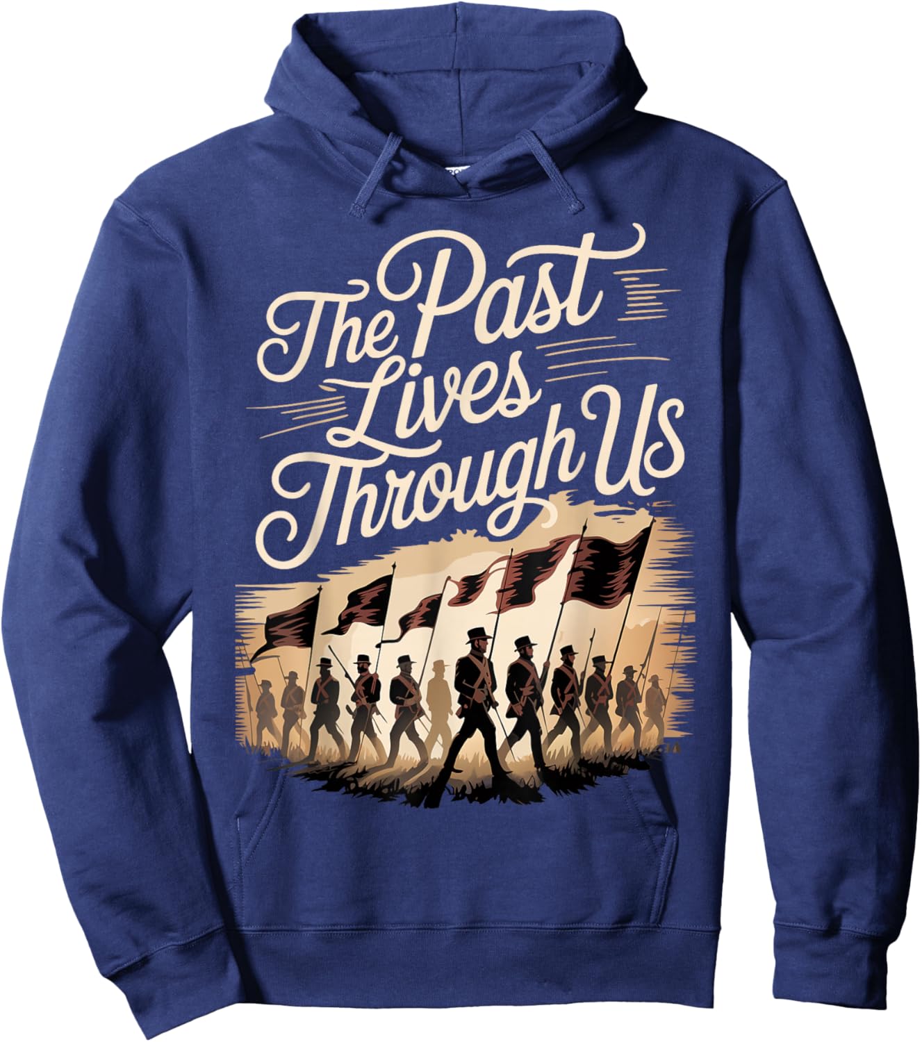Civil War Reenactor American History Lives Hoodie - Hoodie | Navy