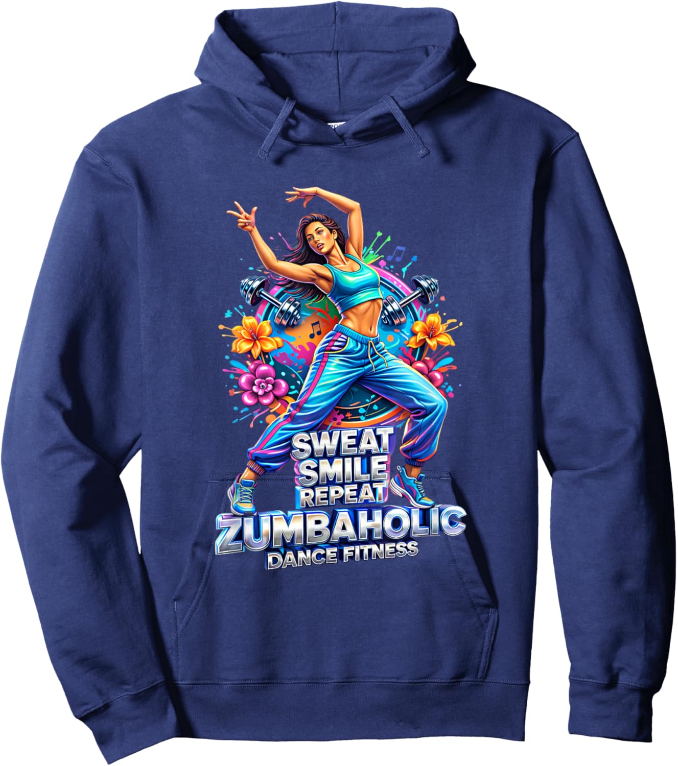 Workout Exercise Hoodie - Hoodie | Navy