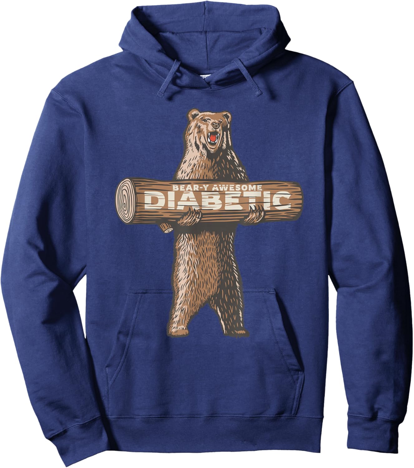 Diabetes Diabetic Funny Awesome Saying Hoodie - Hoodie | Navy
