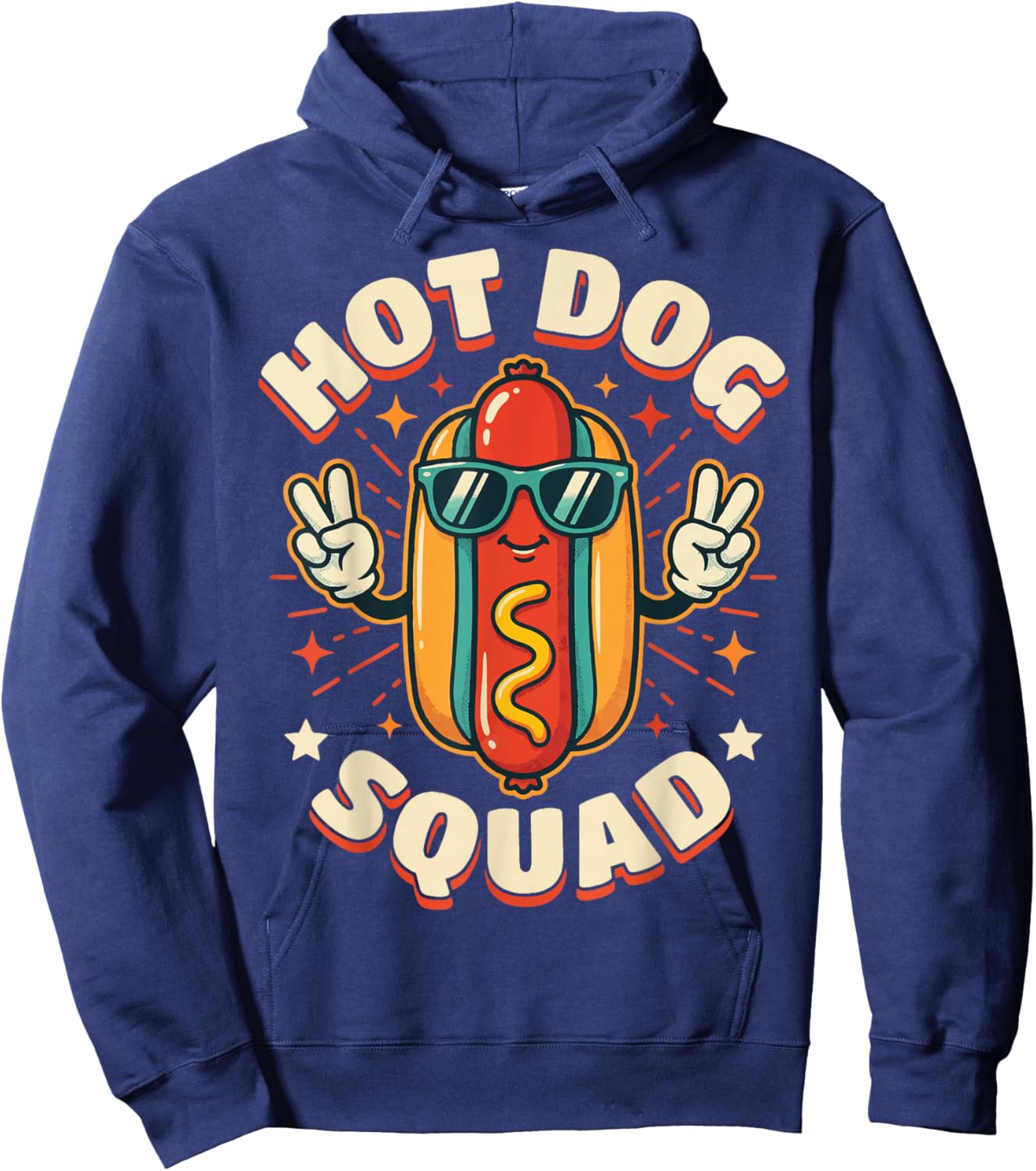 Hotdog Squad Hoodie - Hoodie | Navy