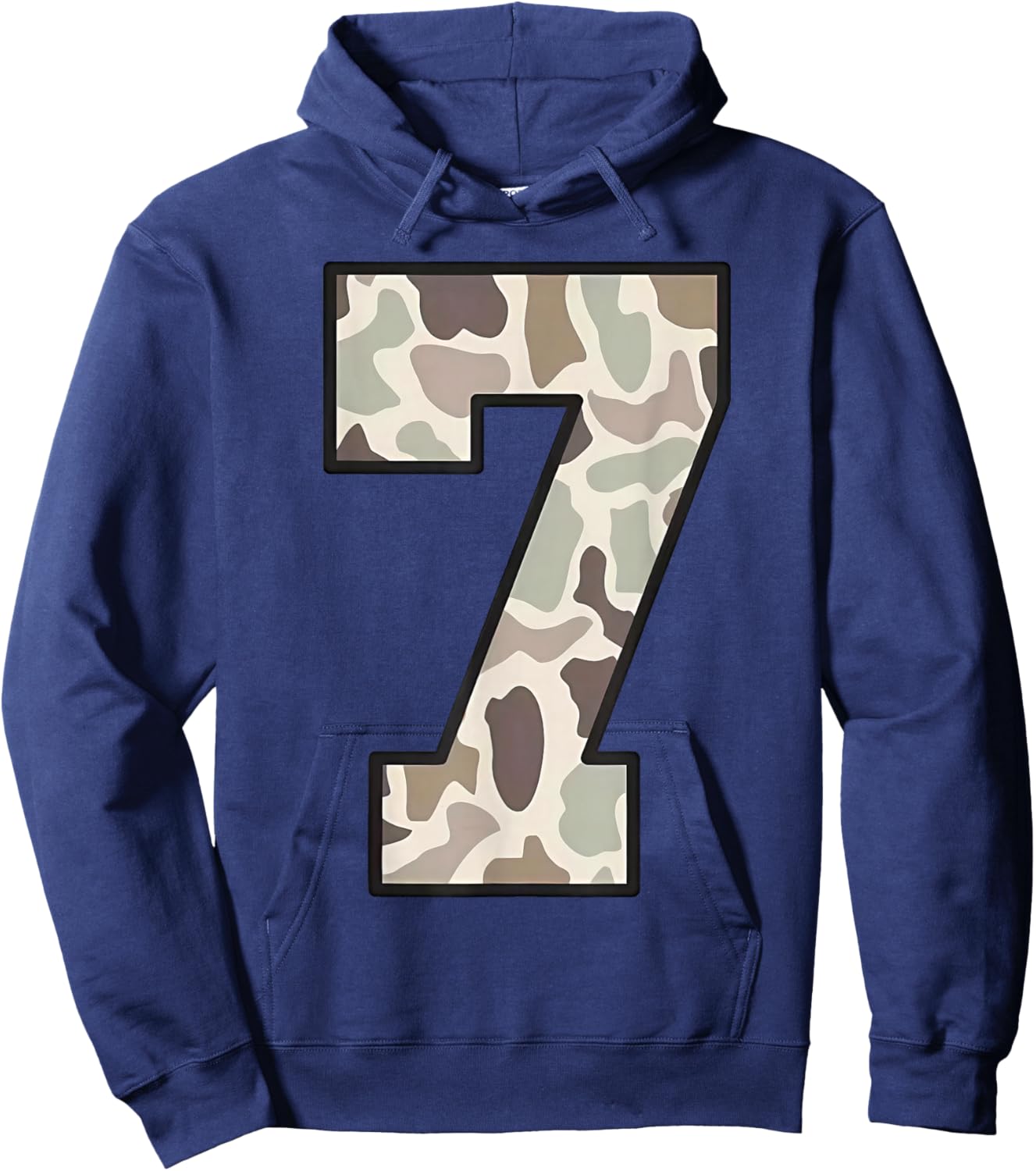 Camo Number 6 7 Funny Meme Halloween Costume Hoodie - Hoodie | Navy