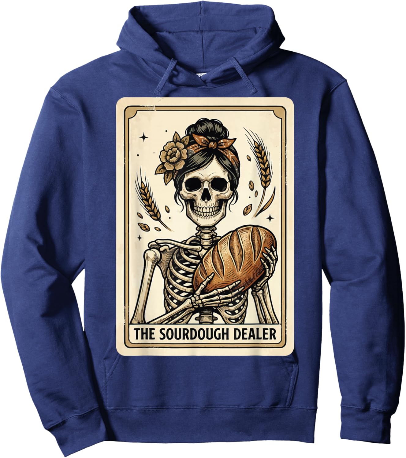 The Sourdough Dealer Tarot Card Hoodie - Hoodie | Navy
