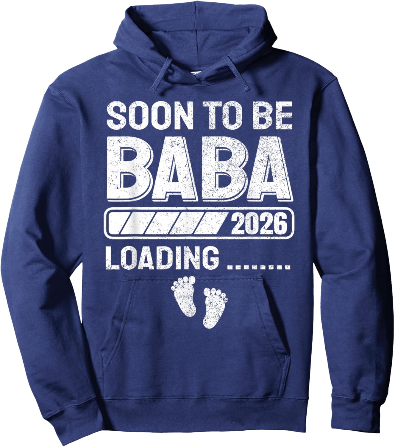 Baba to Be Soon to Be Baba 2026 Hoodie - Hoodie | Navy