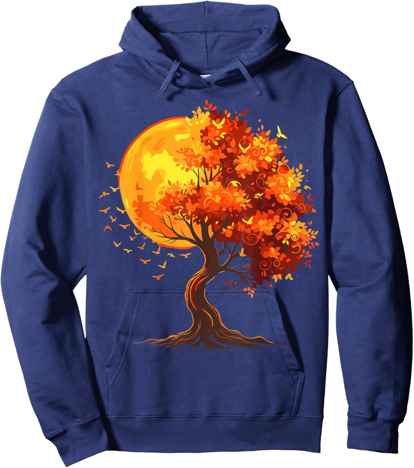 Outdoor Tree Nature Lover Wildlife Hoodie - Hoodie | Navy
