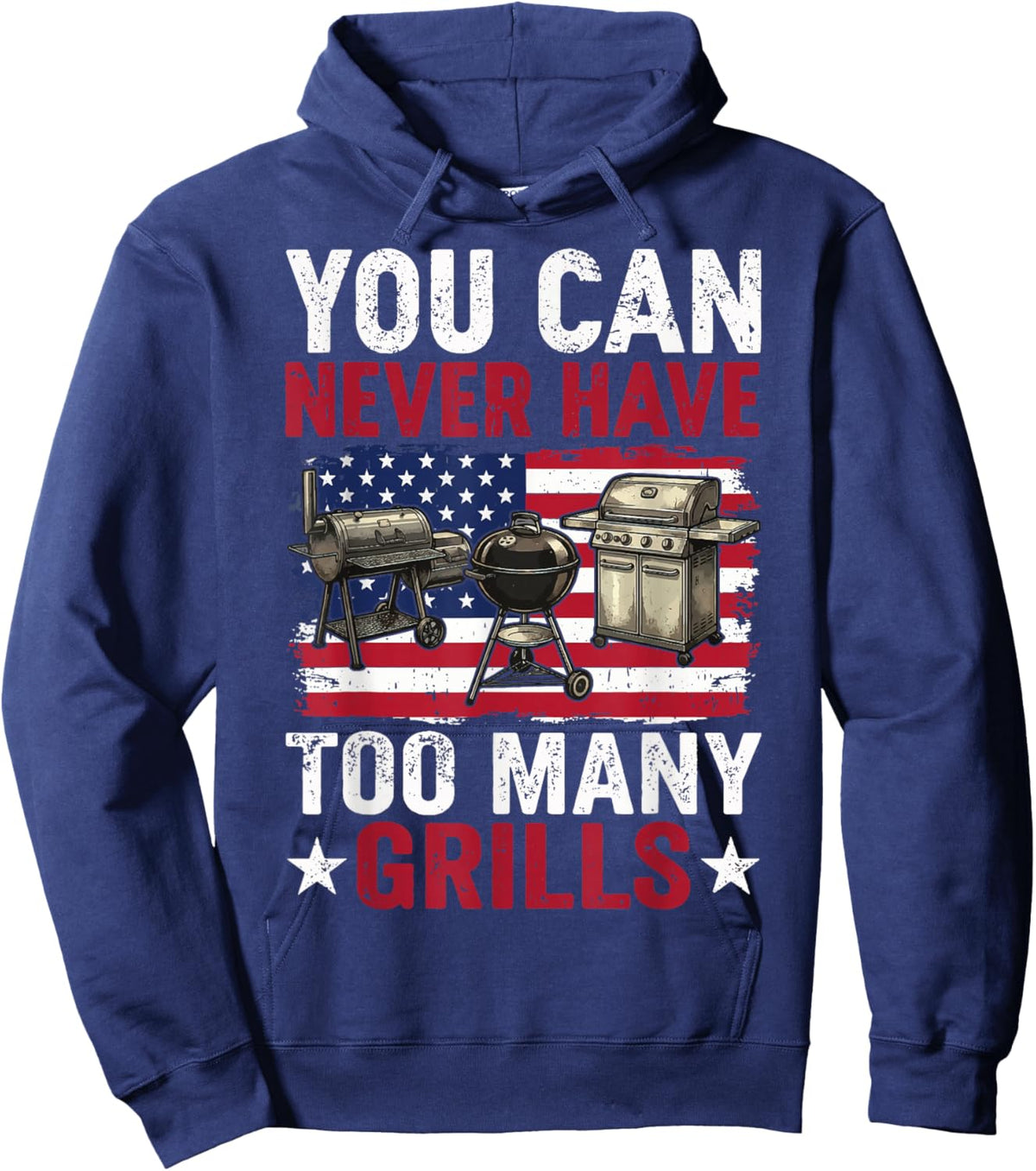 You Can Never Have Too Many Grills Hoodie - Hoodie | Navy