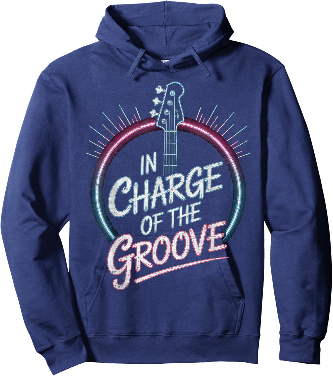 Bass Guitar Music Funny Bass-Player Hoodie - Hoodie | Navy