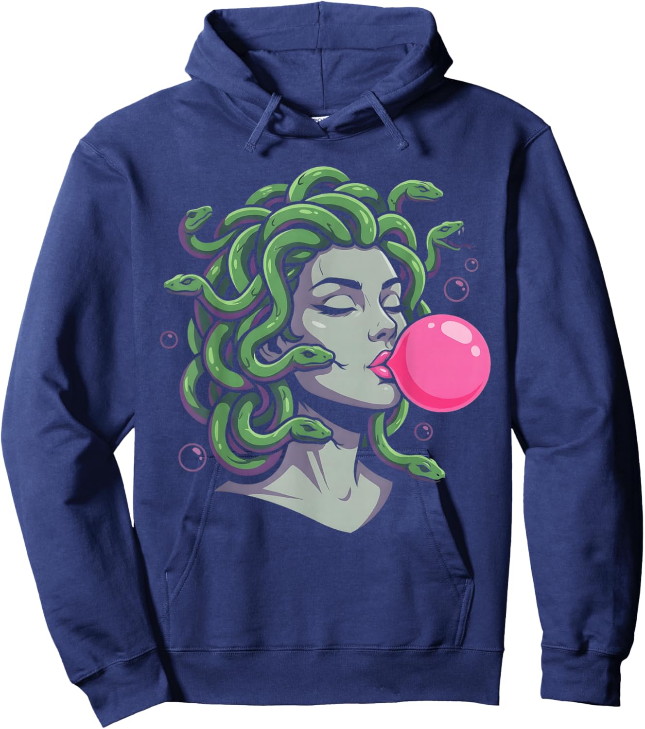 Medusa Bubble Gum Hoodie - Hoodie | Navy