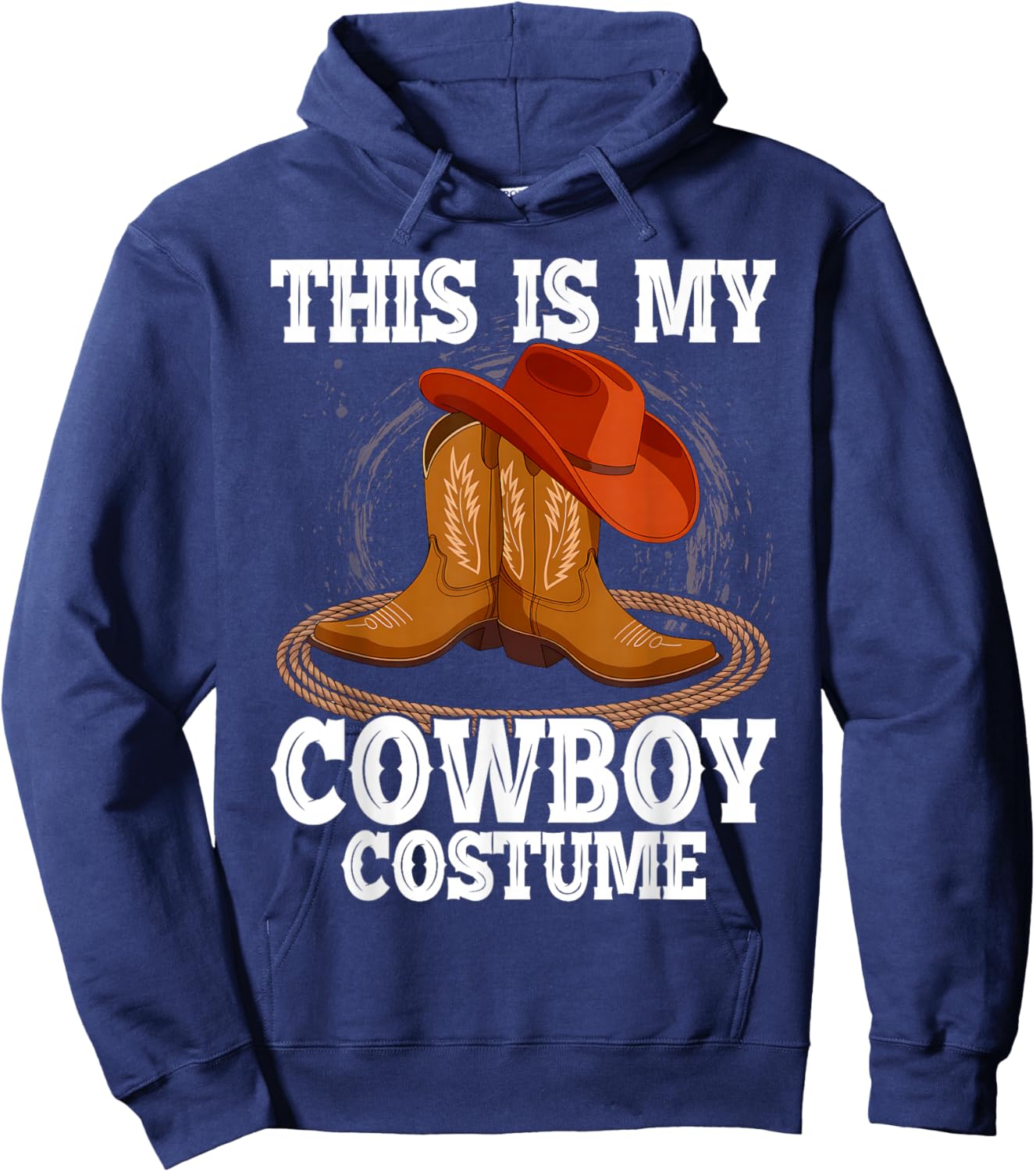 Cowboy Costume Country Western Men Women Hoodie - Hoodie | Navy