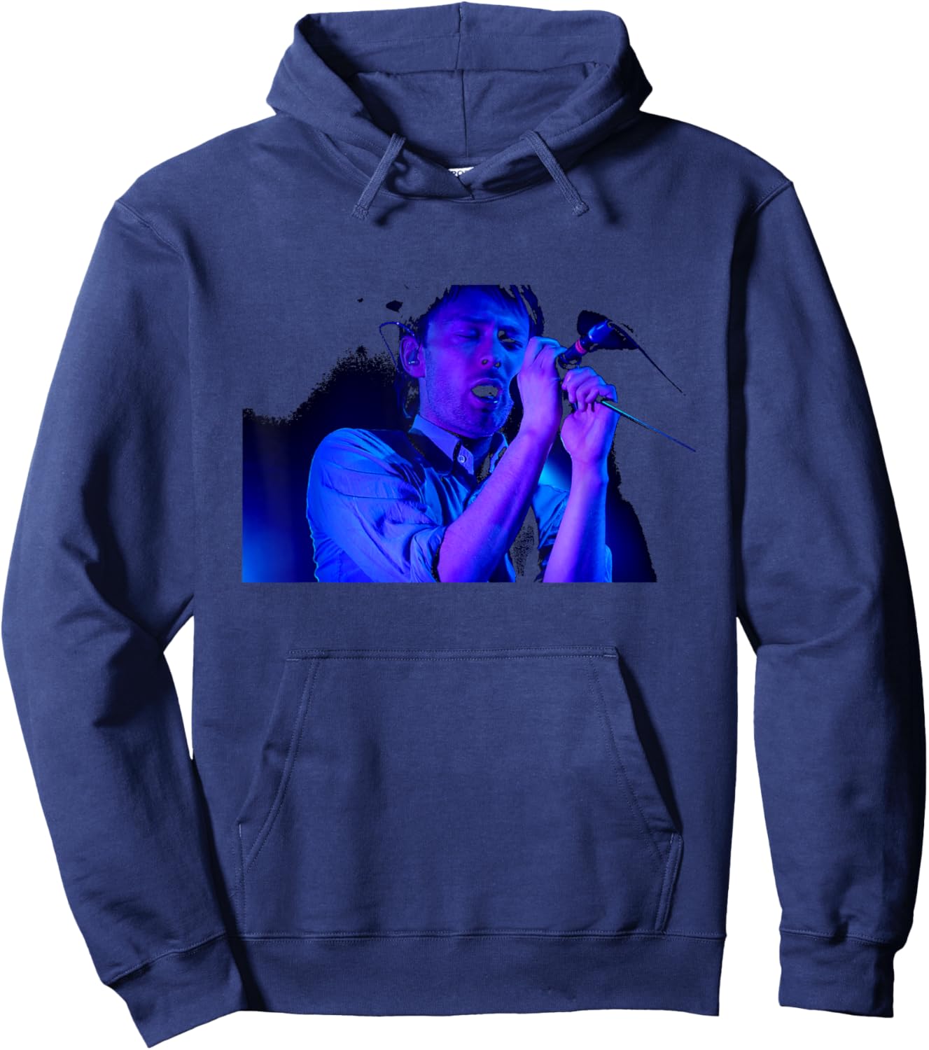 Thom Yorke of Radiohead Hail to The Thief Tour Hoodie - Hoodie | Navy
