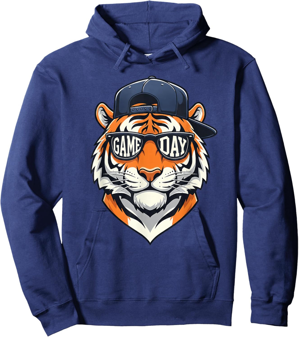 Tiger Game Day Graphic Hoodie - Hoodie | Navy
