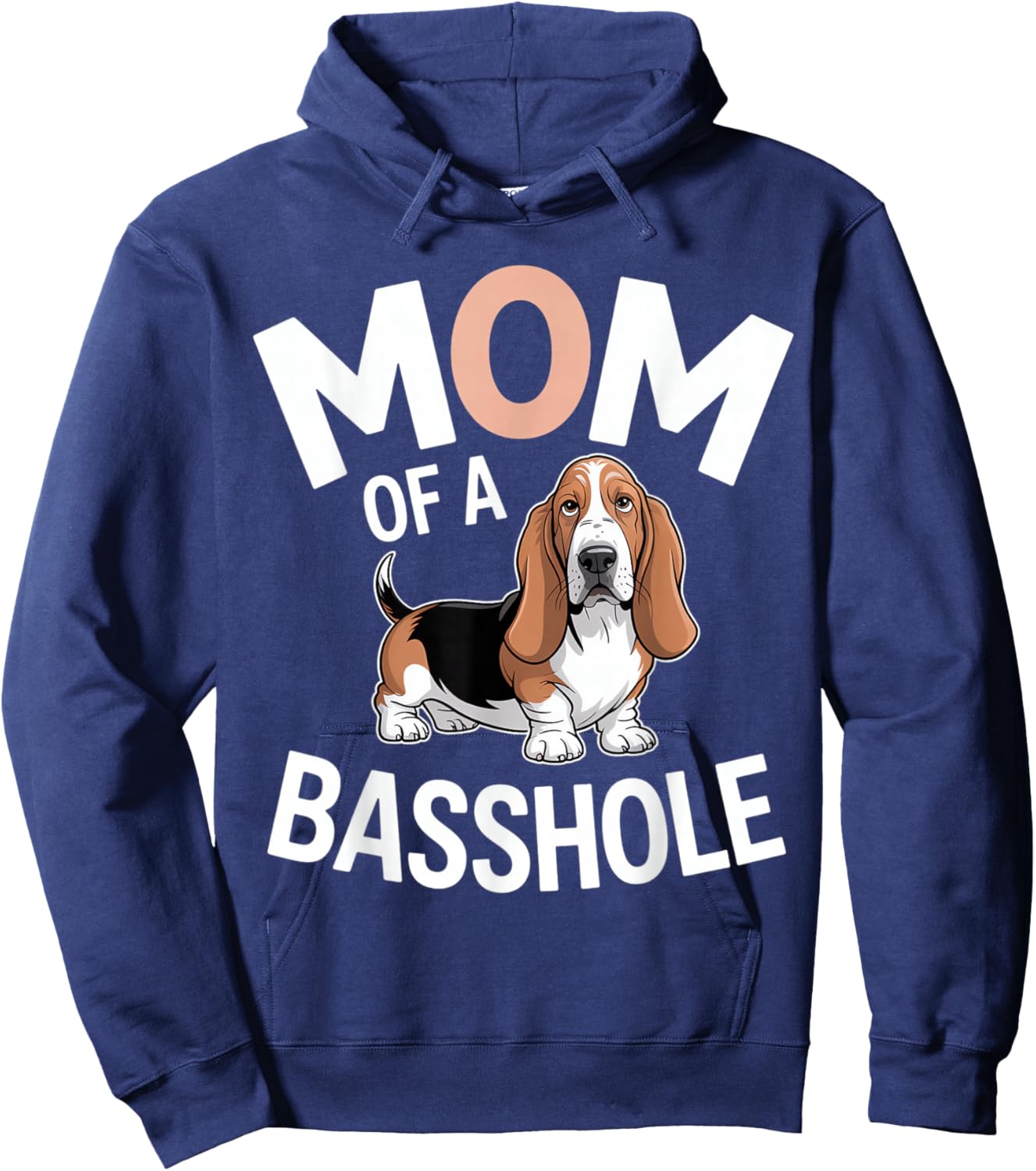 Mom of A Basshole Hoodie - Hoodie | Navy