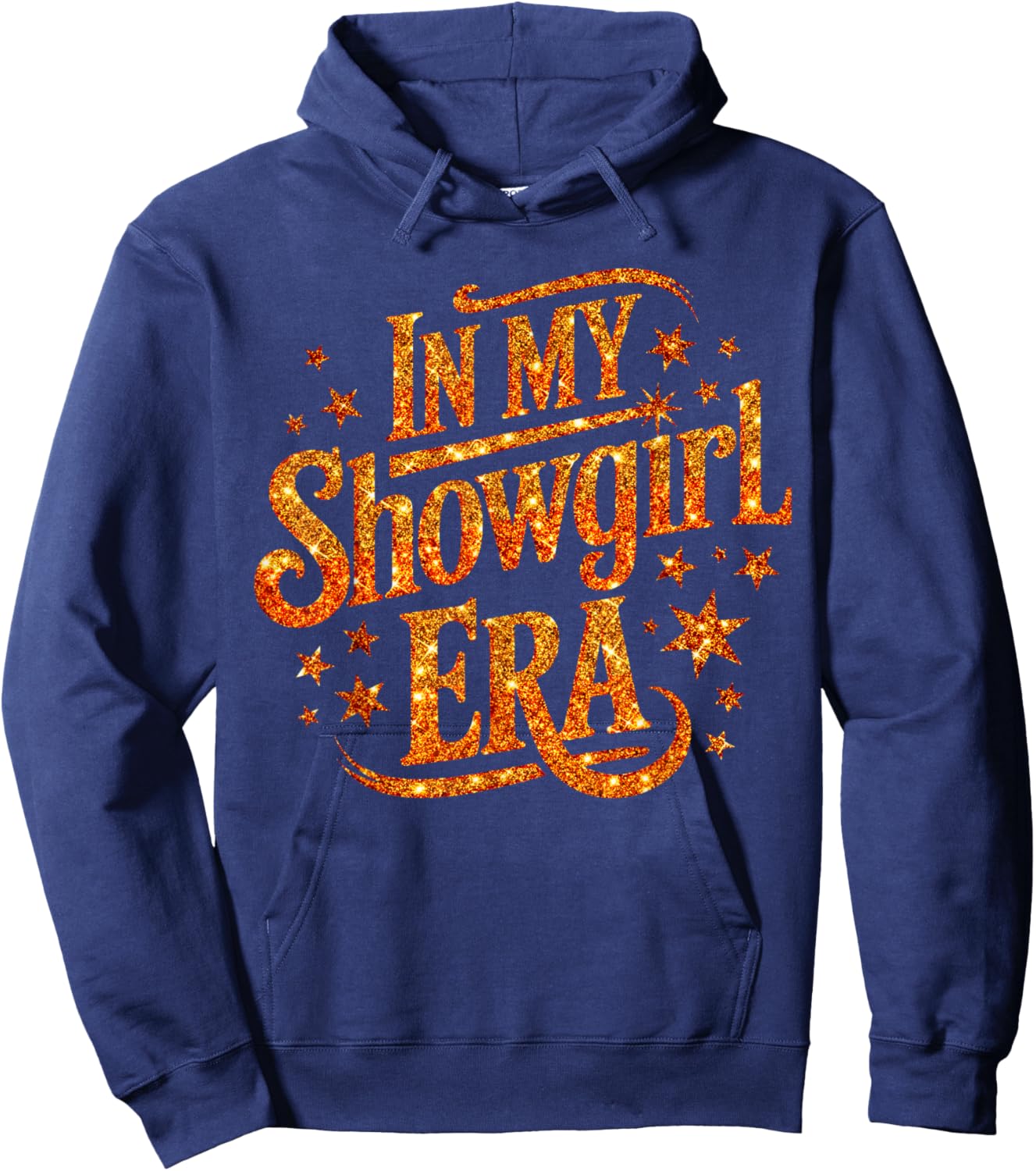 in My Show Girl Era Bling Grovy Hoodie - Hoodie | Navy