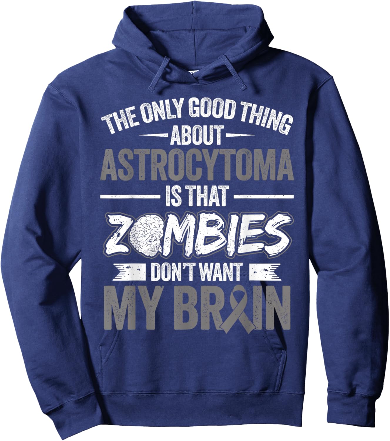 Astrocytoma Warrior Hoodie - Hoodie | Navy
