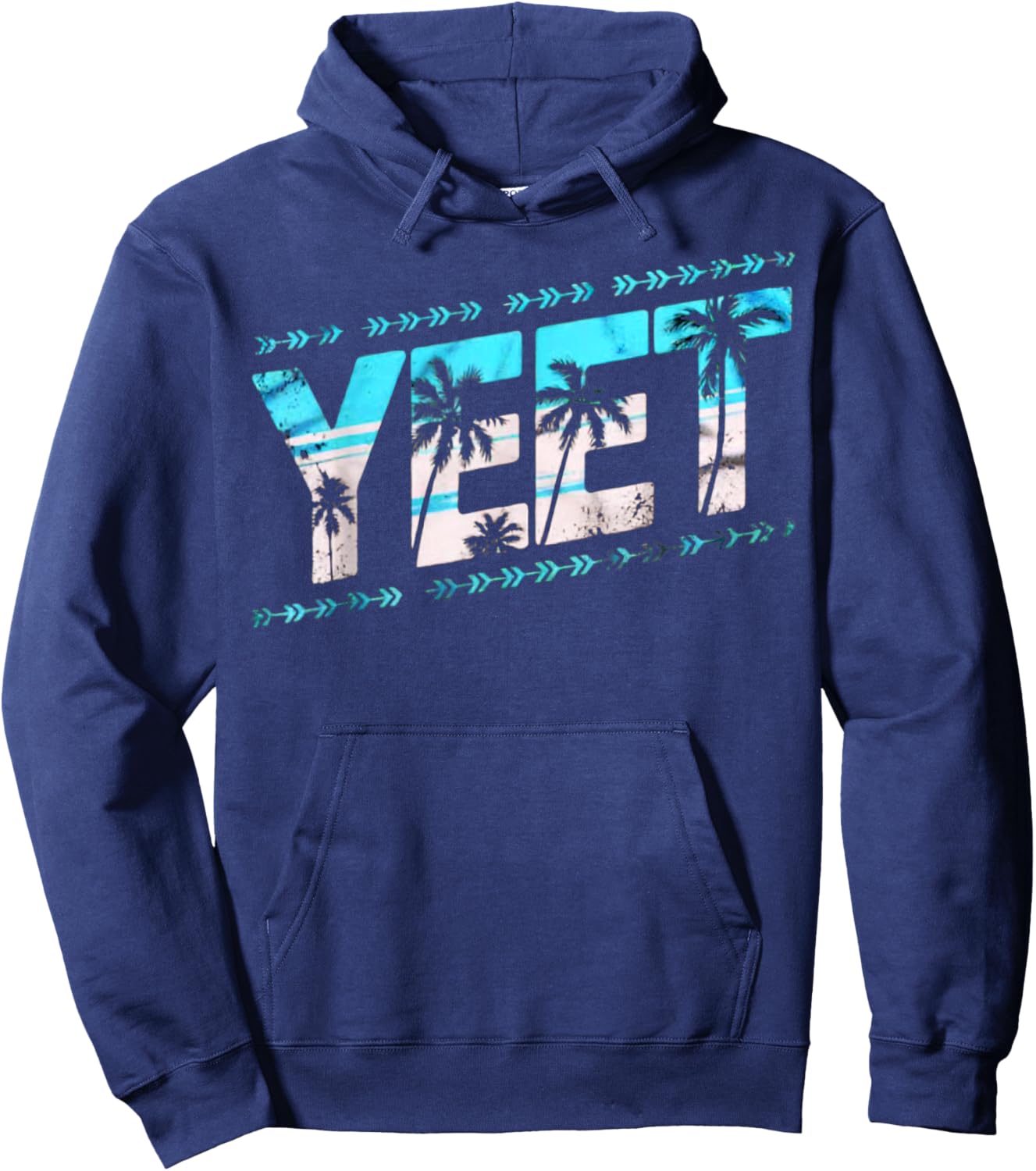 Vintage Yeet Apparel Funny Saying Women Kids Hoodie - Hoodie | Navy